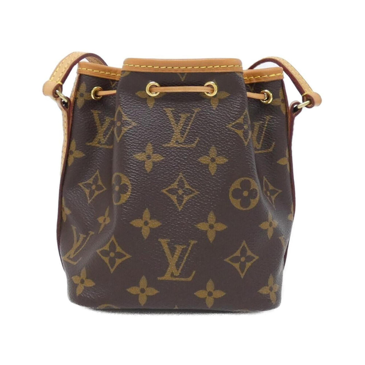 Louis Vuitton Brown Coated Canvas Shoulder Bag (Pre-Owned)