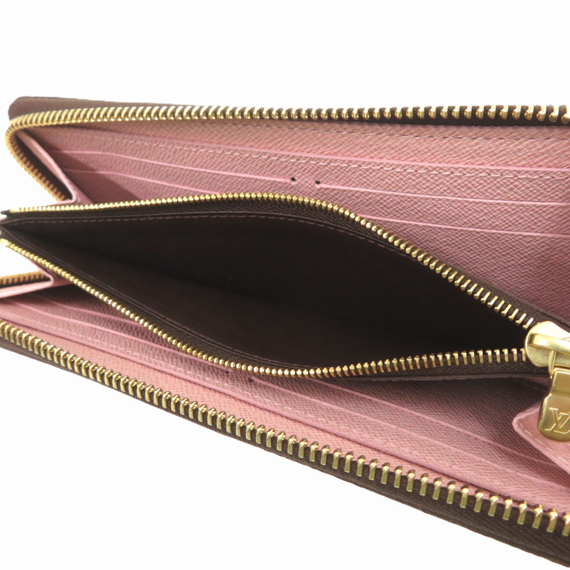 Louis Vuitton Brown Monogram Rose Ballerine Monogram Long Wallet (Bi-Fold) (Pre-Owned)