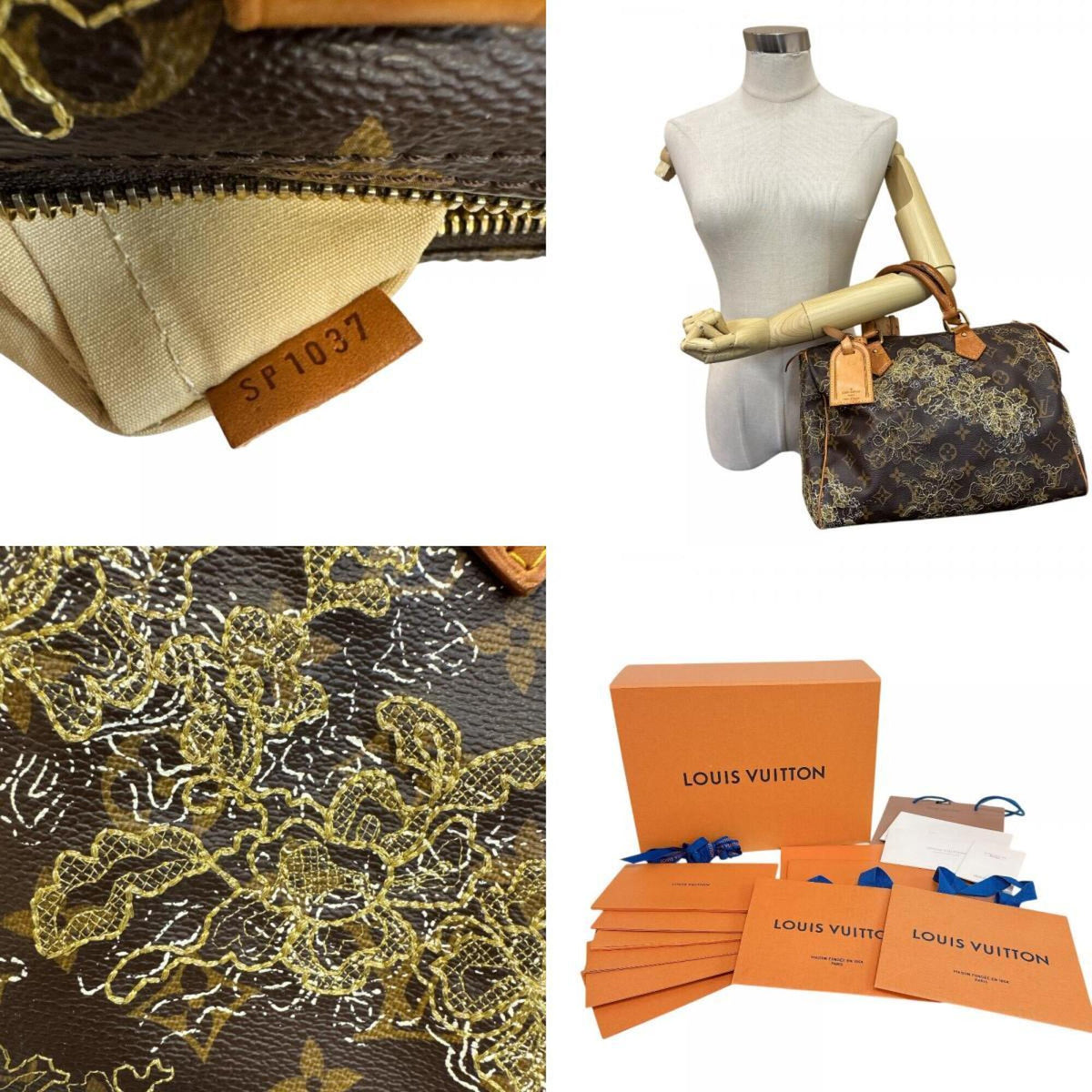 Louis Vuitton Brown Monogram Leather Boston Bag Handbag (Pre-Owned)