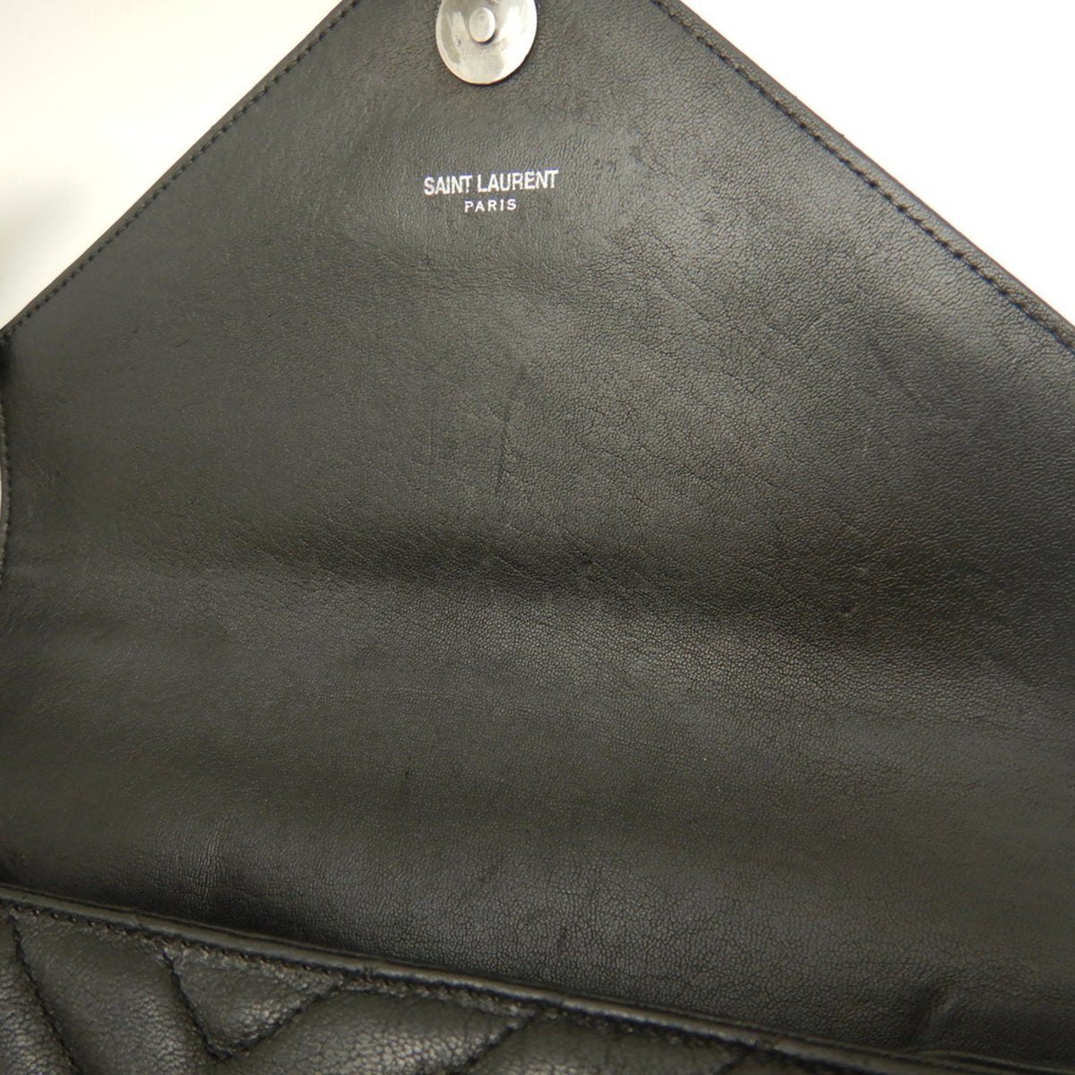Yves Saint Laurent Black Leather School Bag Shoulder Bag (Pre-Owned)