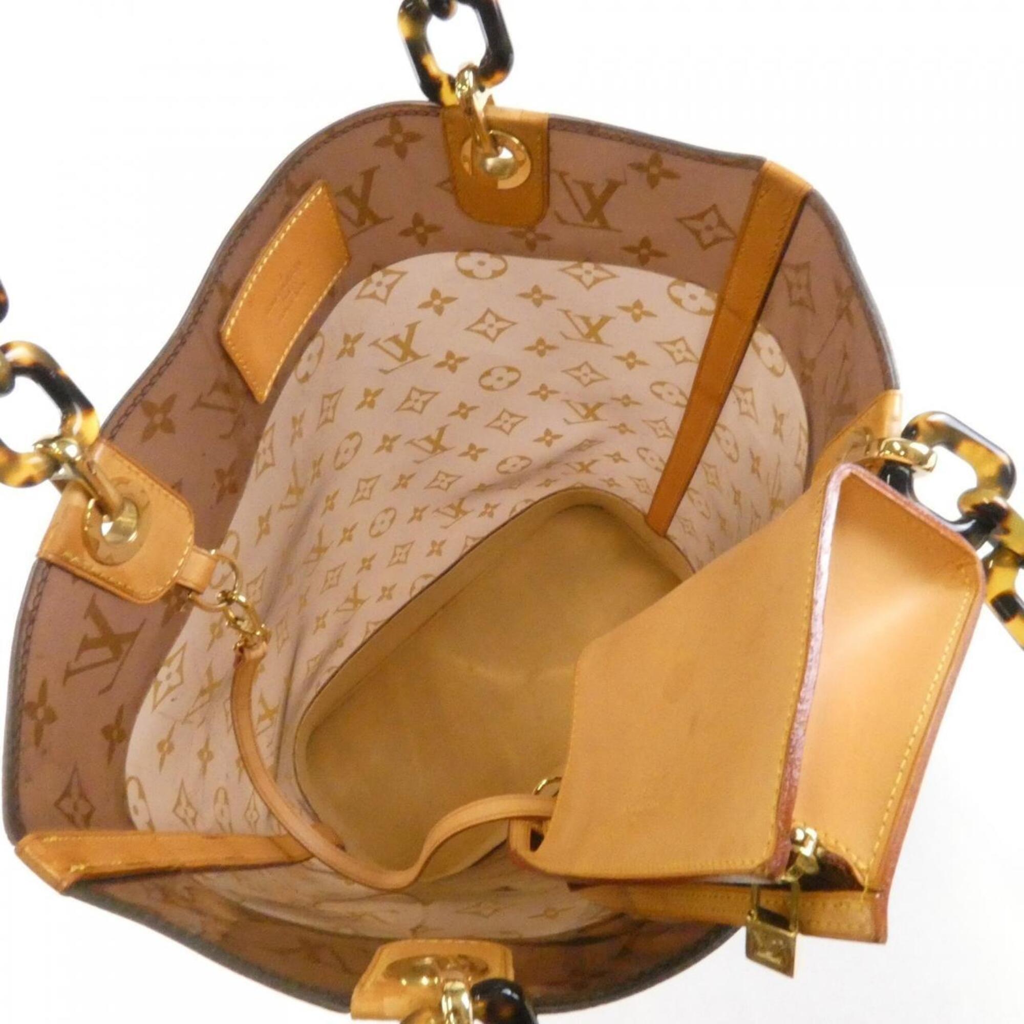 Louis Vuitton Brown Pvc Plastic Handbag (Pre-Owned)