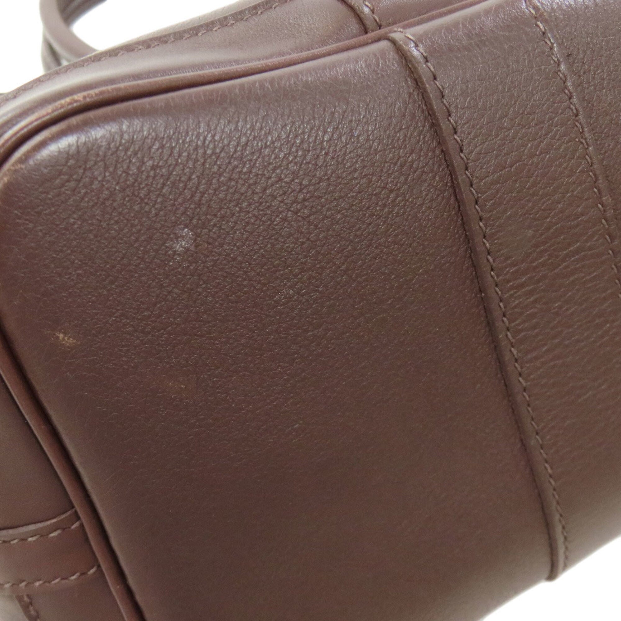 Hermes Havane Swift Leather Handbag (Pre-Owned)