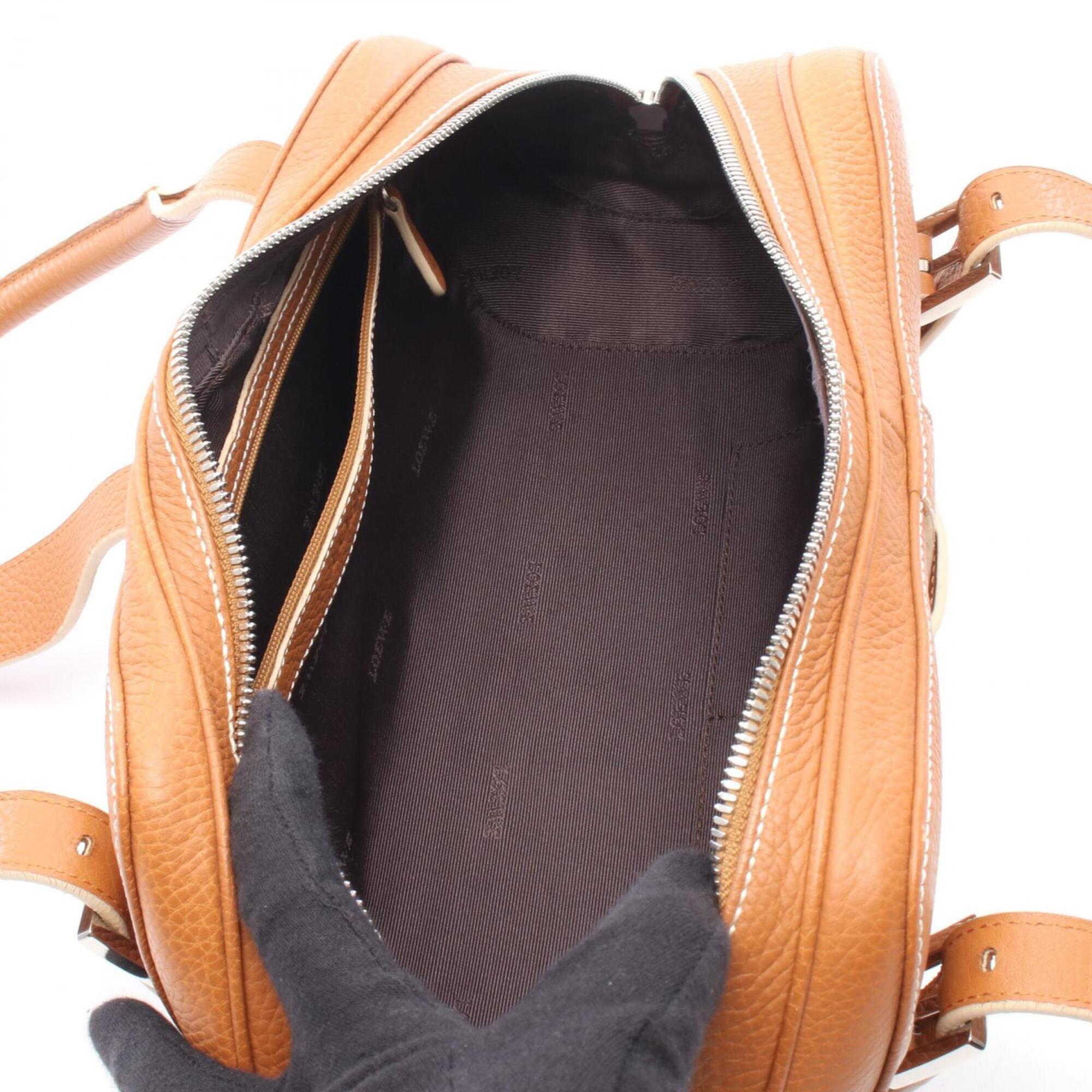 Loewe Senda Brown Leather Handbag (Pre-Owned)