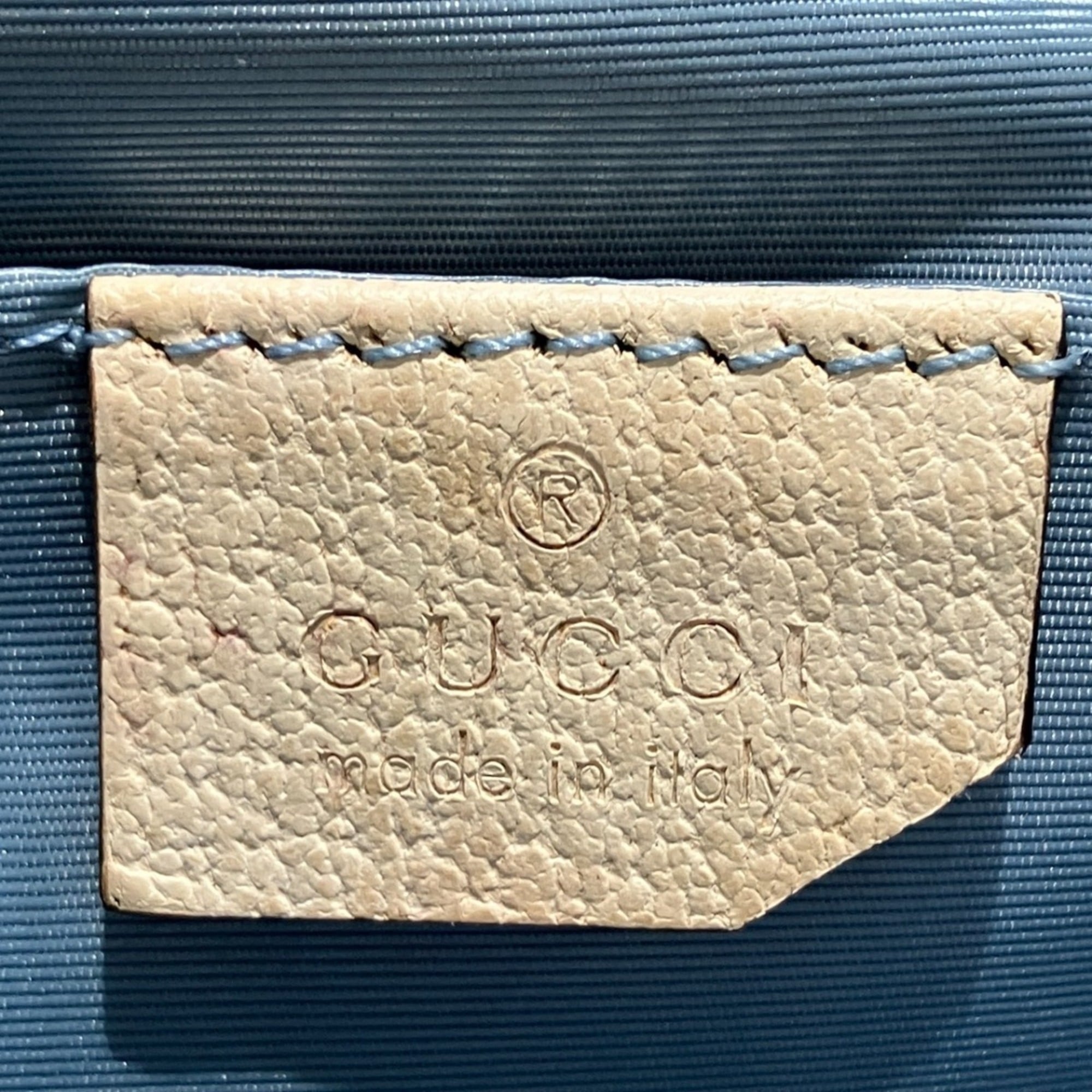 Gucci Beige Leather Shoulder Bag (Pre-Owned)