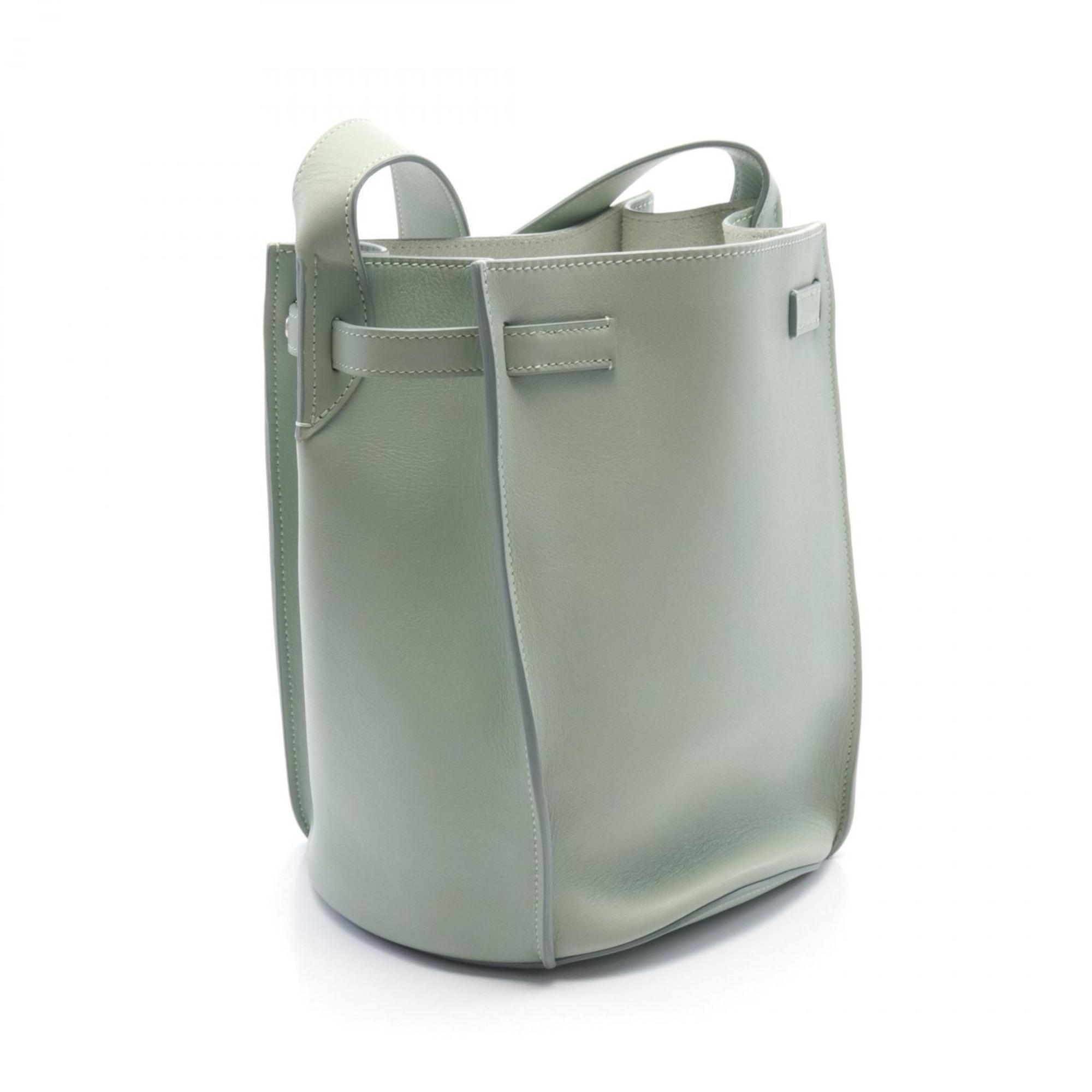 Celine Green Leather Shoulder Bag (Pre-Owned)