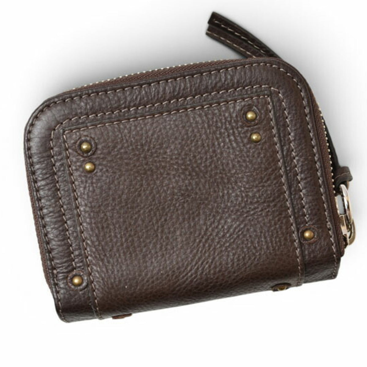 Chloé Paddington Brown Leather Wallet (Bi-Fold) (Pre-Owned)