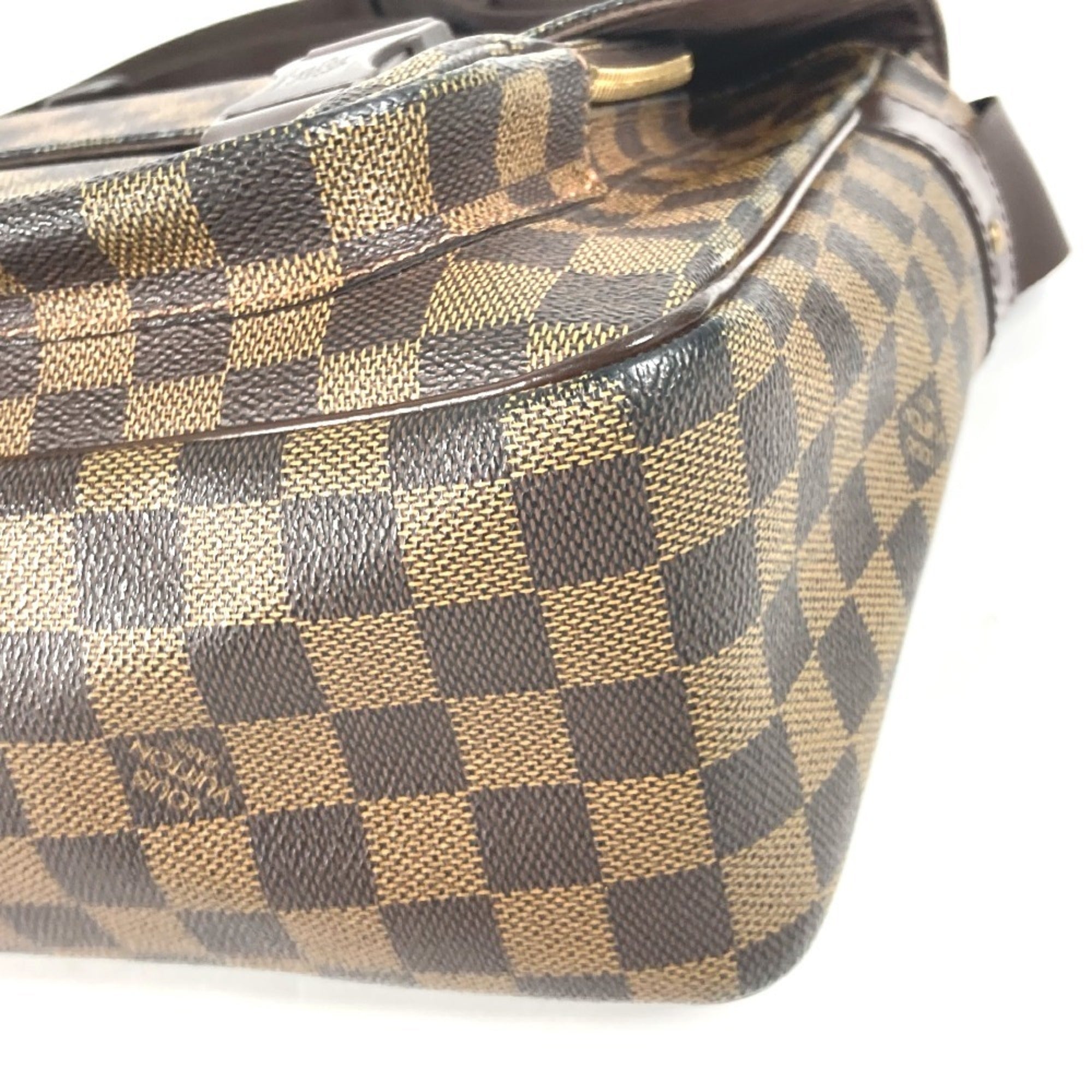 Louis Vuitton Brown Damier Canvas Messenger Bag Shoulder Bag (Pre-Owned)