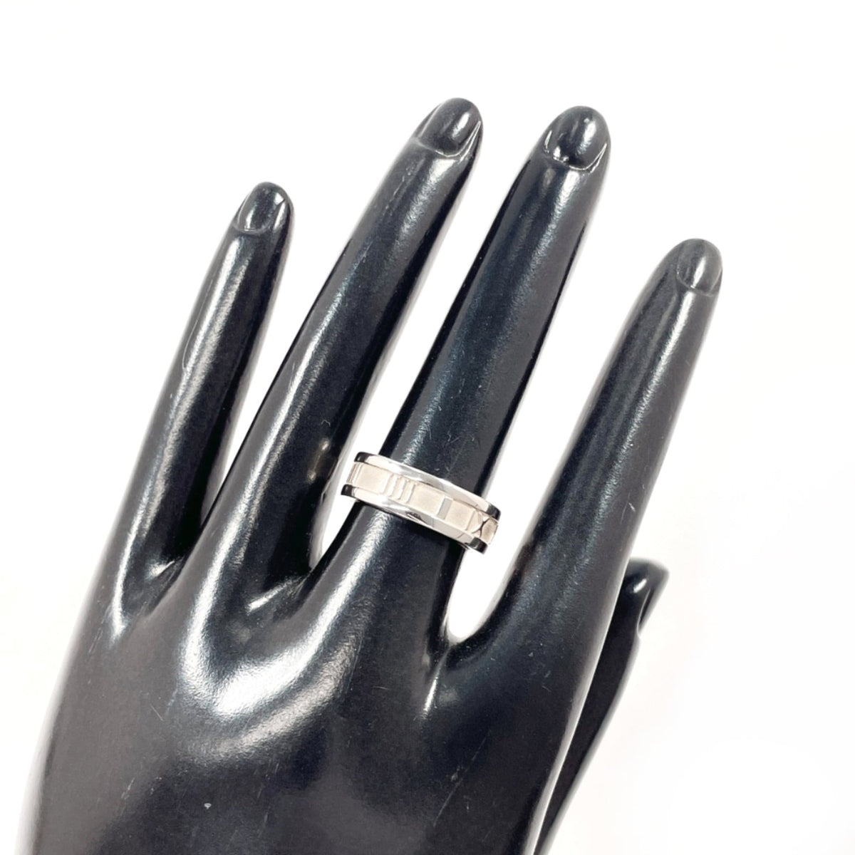 Tiffany Silver Silver 925 Band Ring (Pre-Owned)