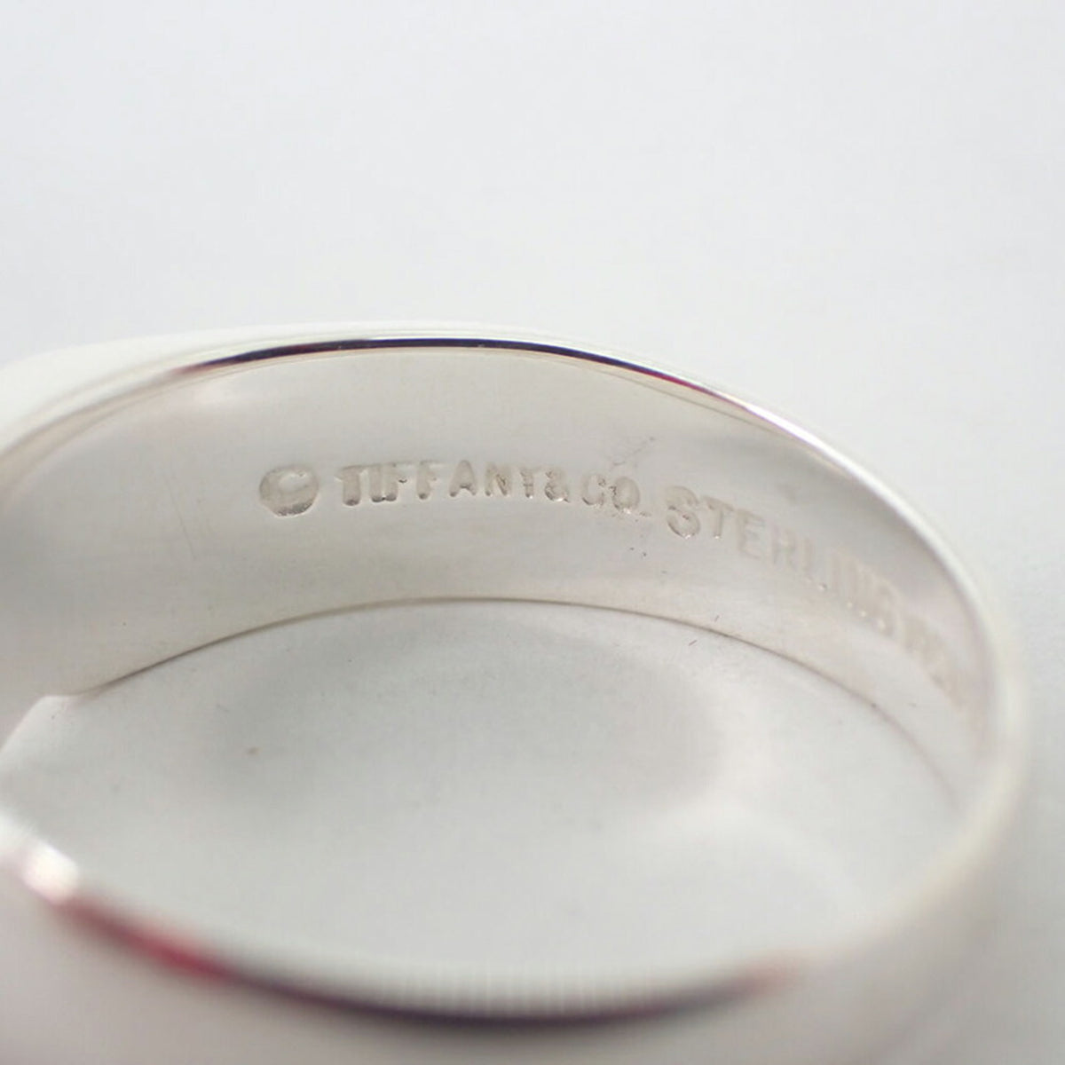 Tiffany Sterling Silver 925 Band Ring (Pre-Owned)