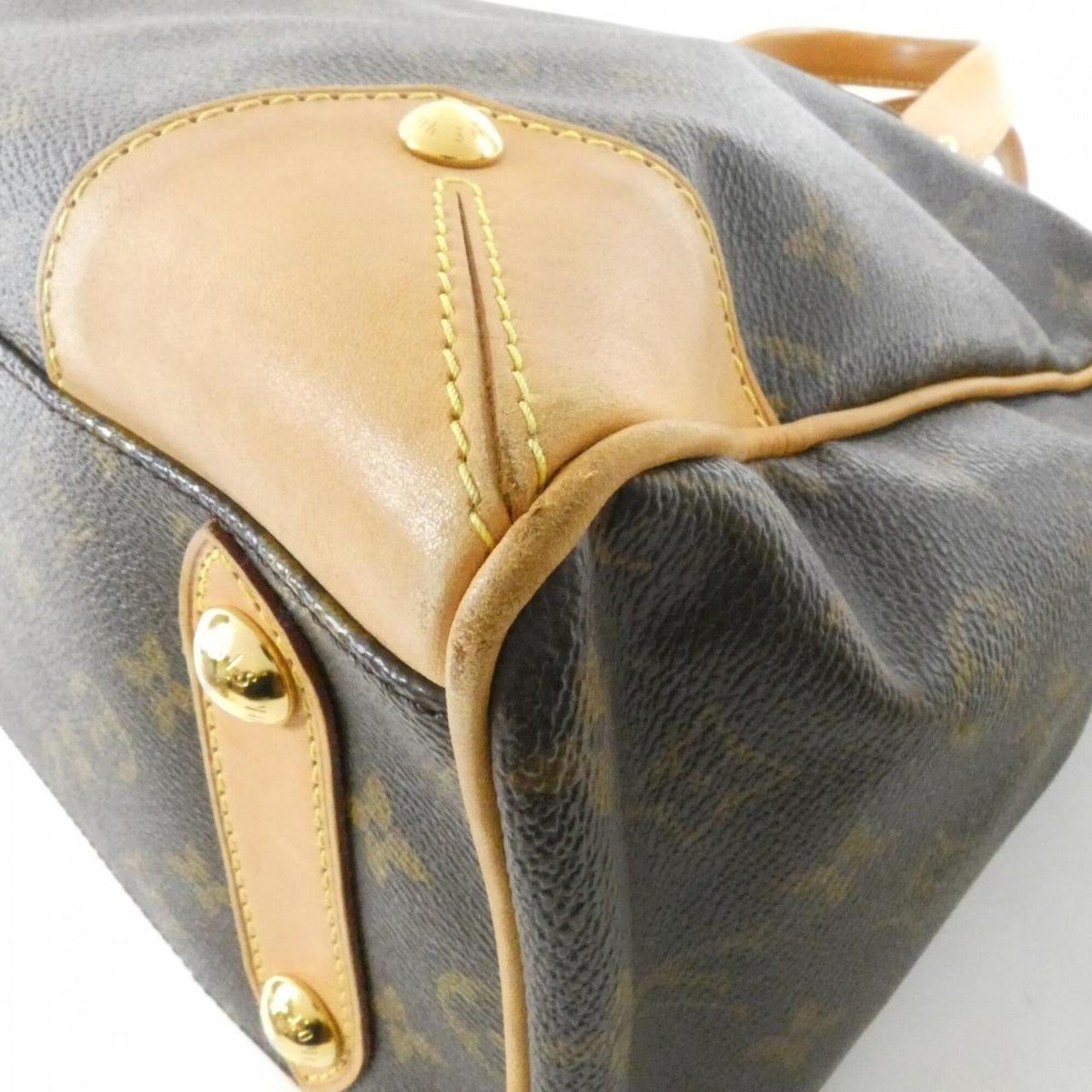 Louis Vuitton Marron Coated Canvas Handbag (Pre-Owned)