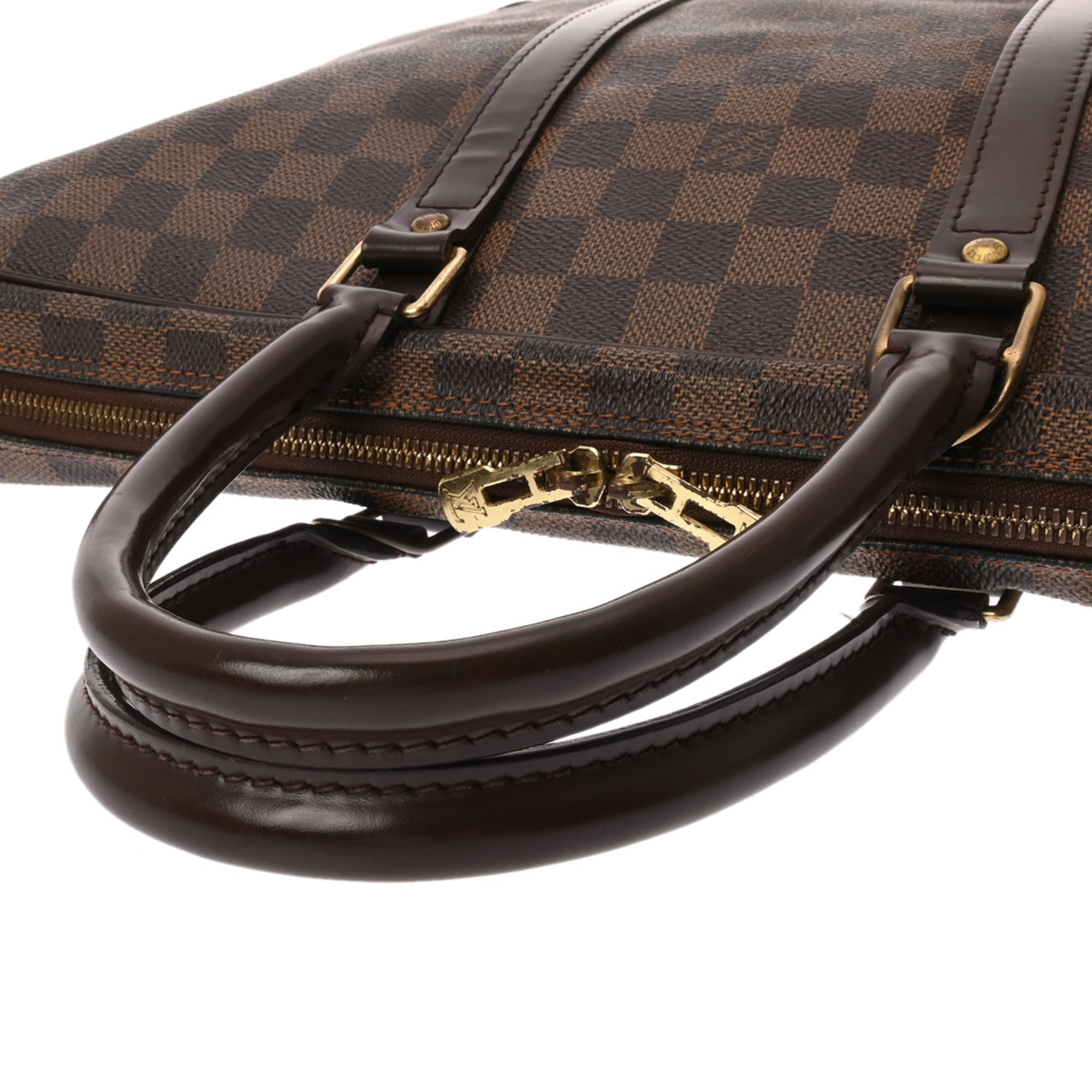 Louis Vuitton Damier Brown Damier Canvas Briefcase (Pre-Owned)