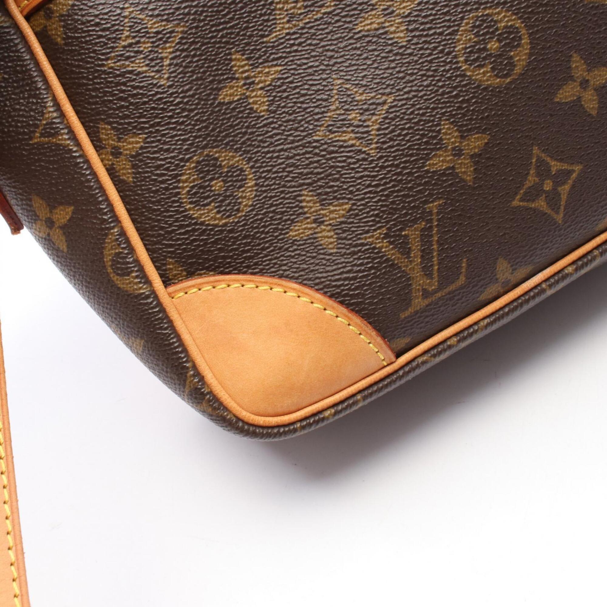 Louis Vuitton Brown Pvc Leather Handbag Shoulder Bag (Pre-Owned)