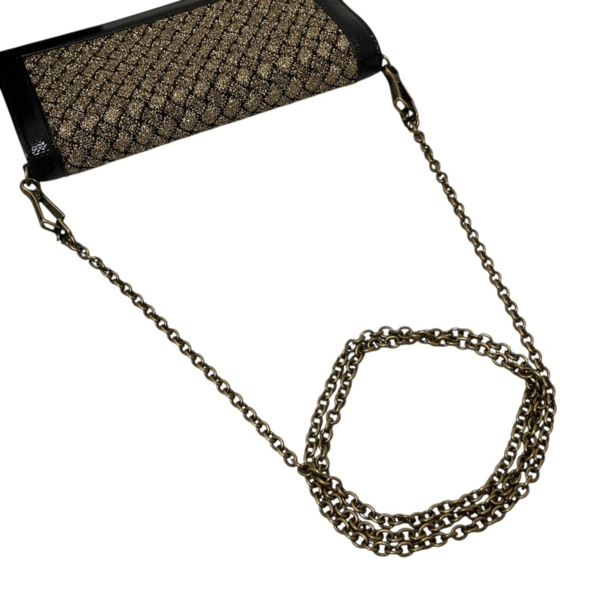 Bottega Veneta Intrecciato Black Intrecciato Shoulder Bag (Pre-Owned)