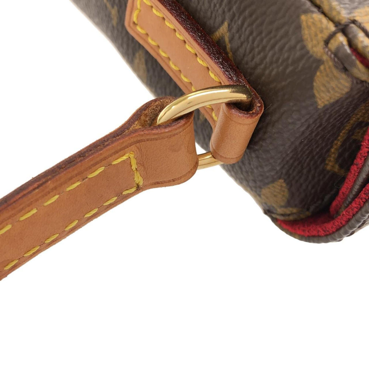 Louis Vuitton Marron Coated Canvas Handbag (Pre-Owned)