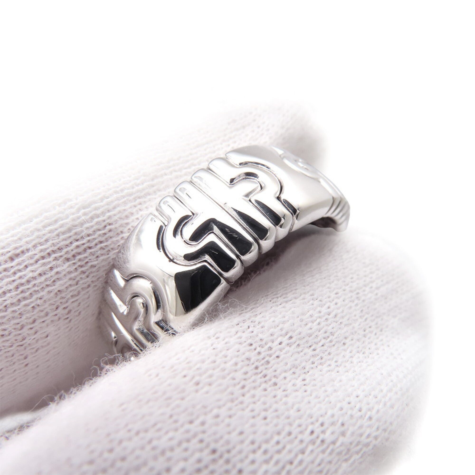 Bvlgari White Gold (18K) Band Ring (Pre-Owned)