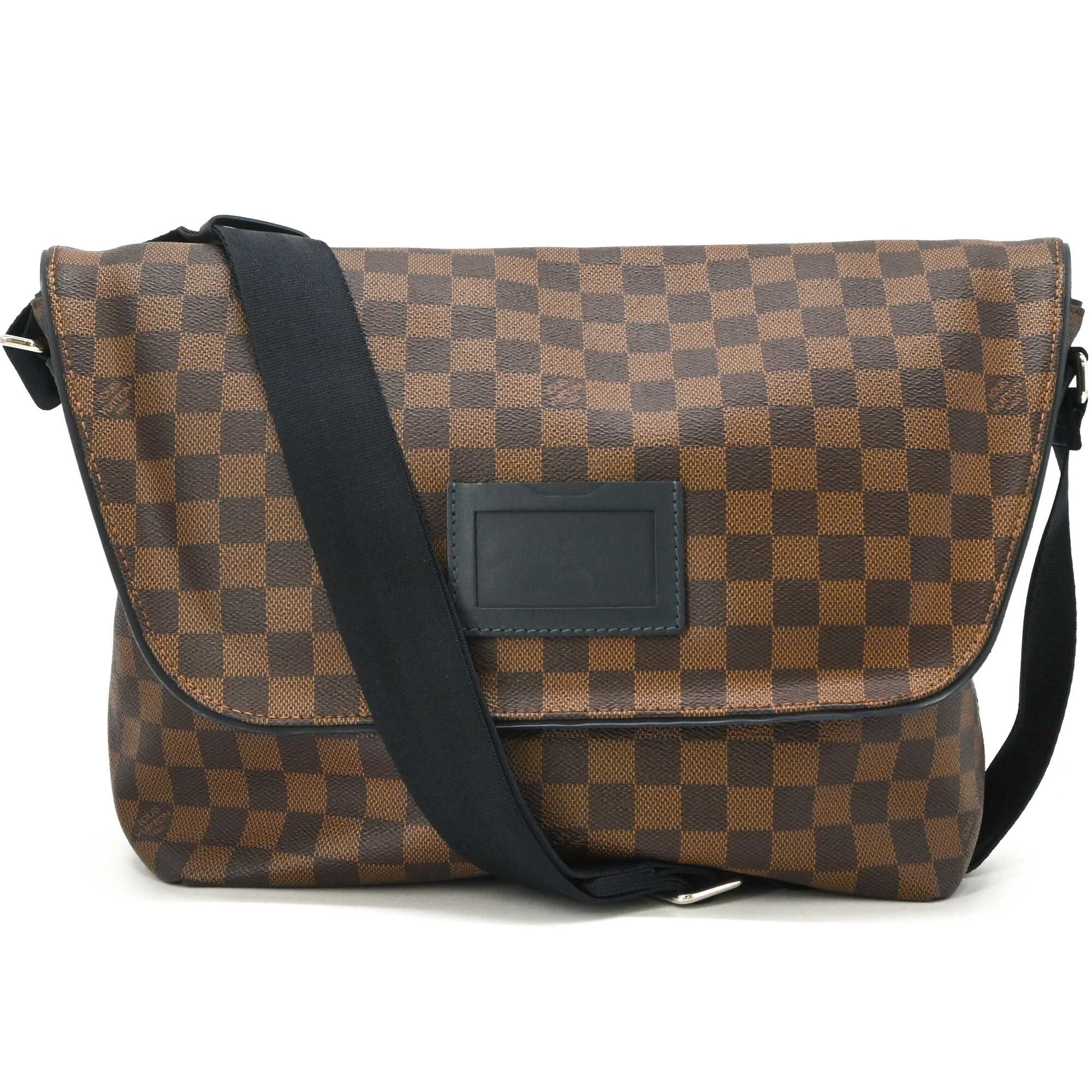 Louis Vuitton Brown Damier Graphite Shoulder Bag (Pre-Owned)