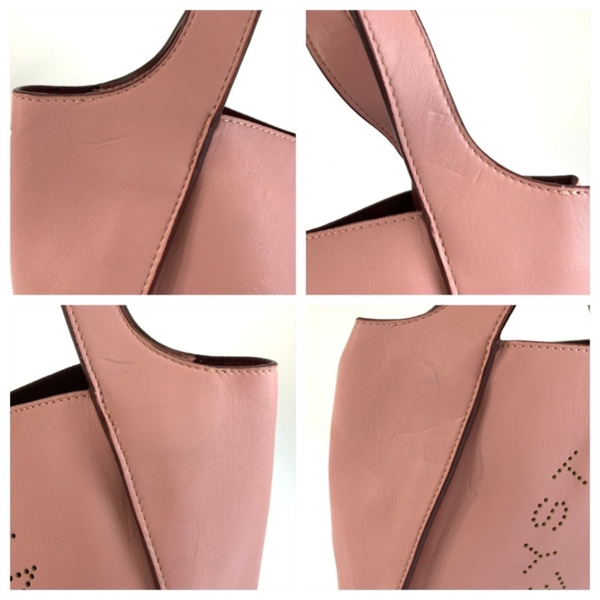 Stella Mccartney Pink Leather Pouch Shoulder Bag Tote Bag (Pre-Owned)