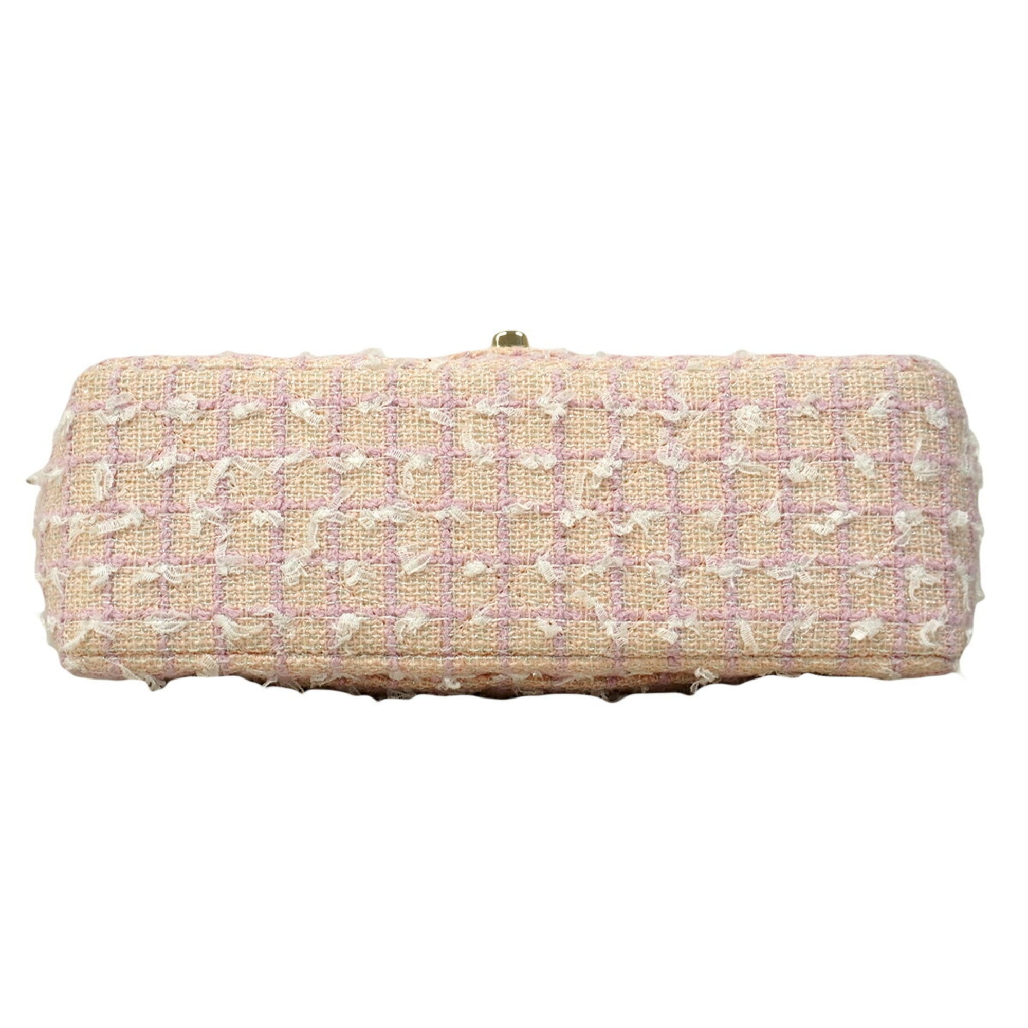 Chanel Pink Tweed Handbag (Pre-Owned)