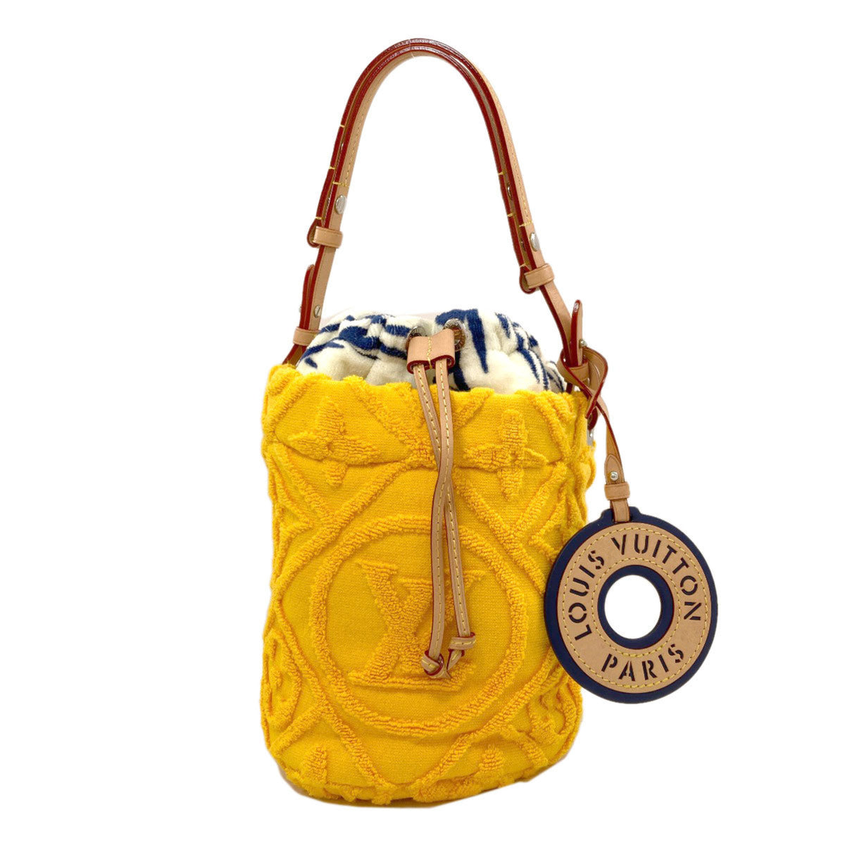 Louis Vuitton Yellow Cotton Shoulder Bag (Pre-Owned)