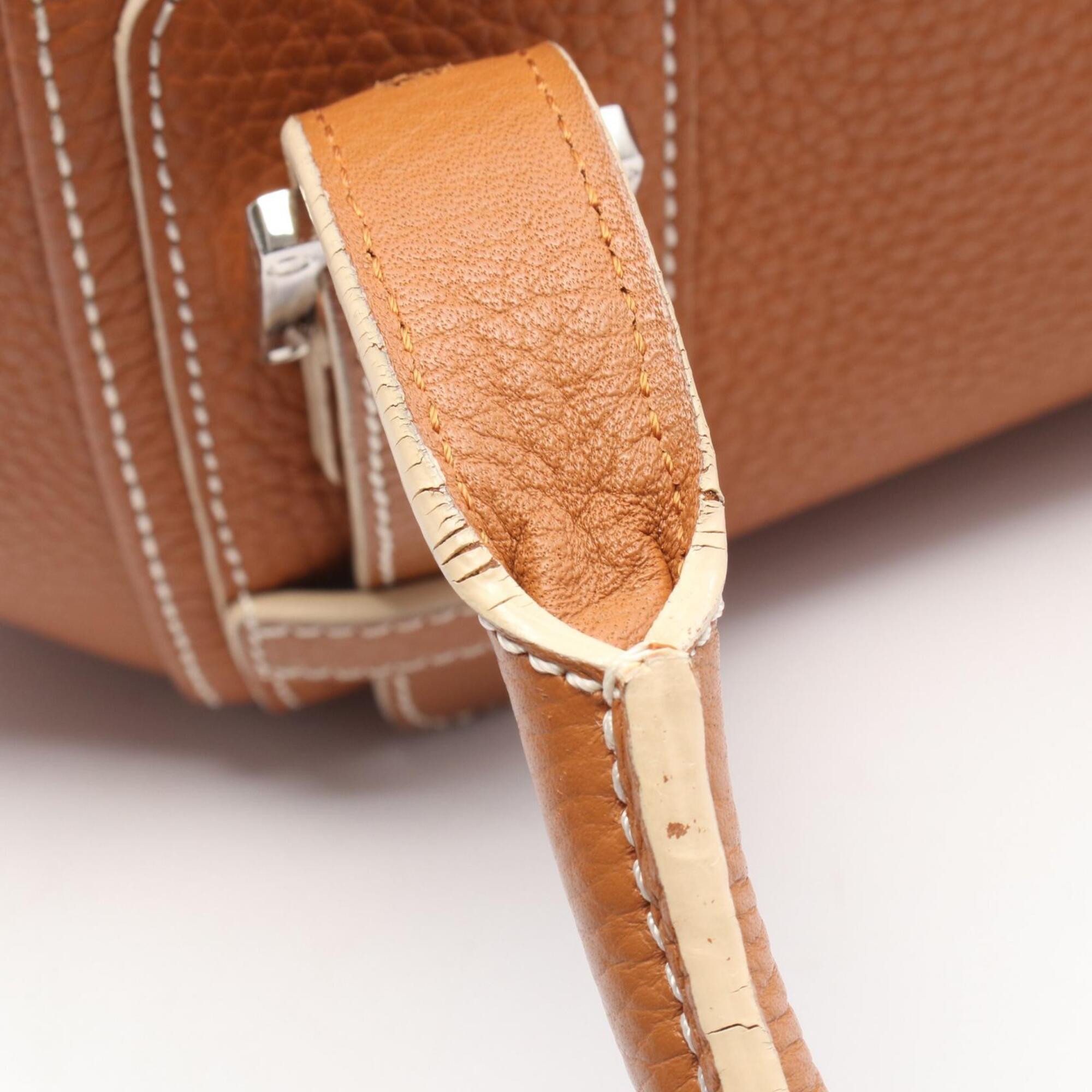 Loewe Senda Brown Leather Handbag (Pre-Owned)