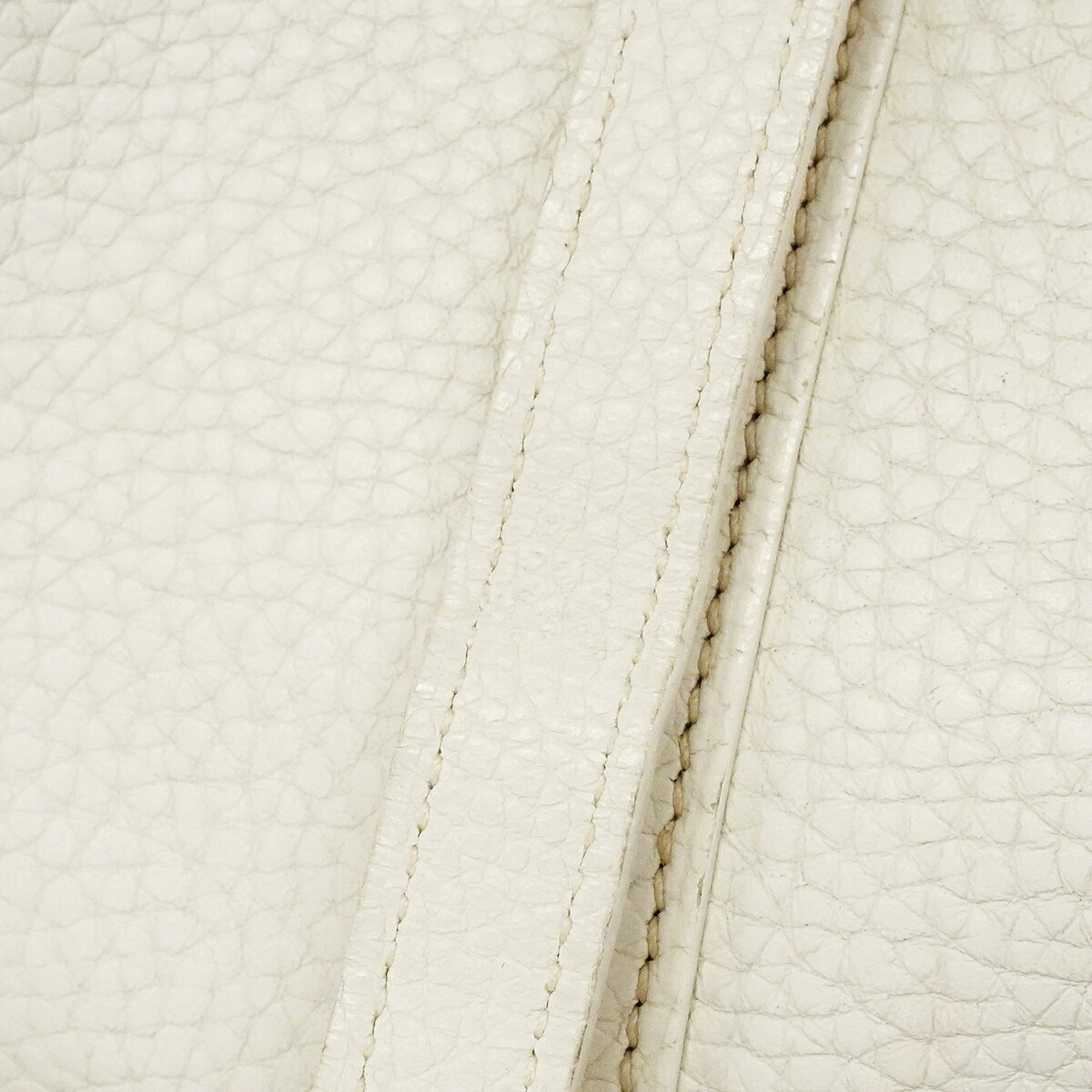 Hermes Anis Green White Taurillon Clemence Leather Handbag (Pre-Owned)