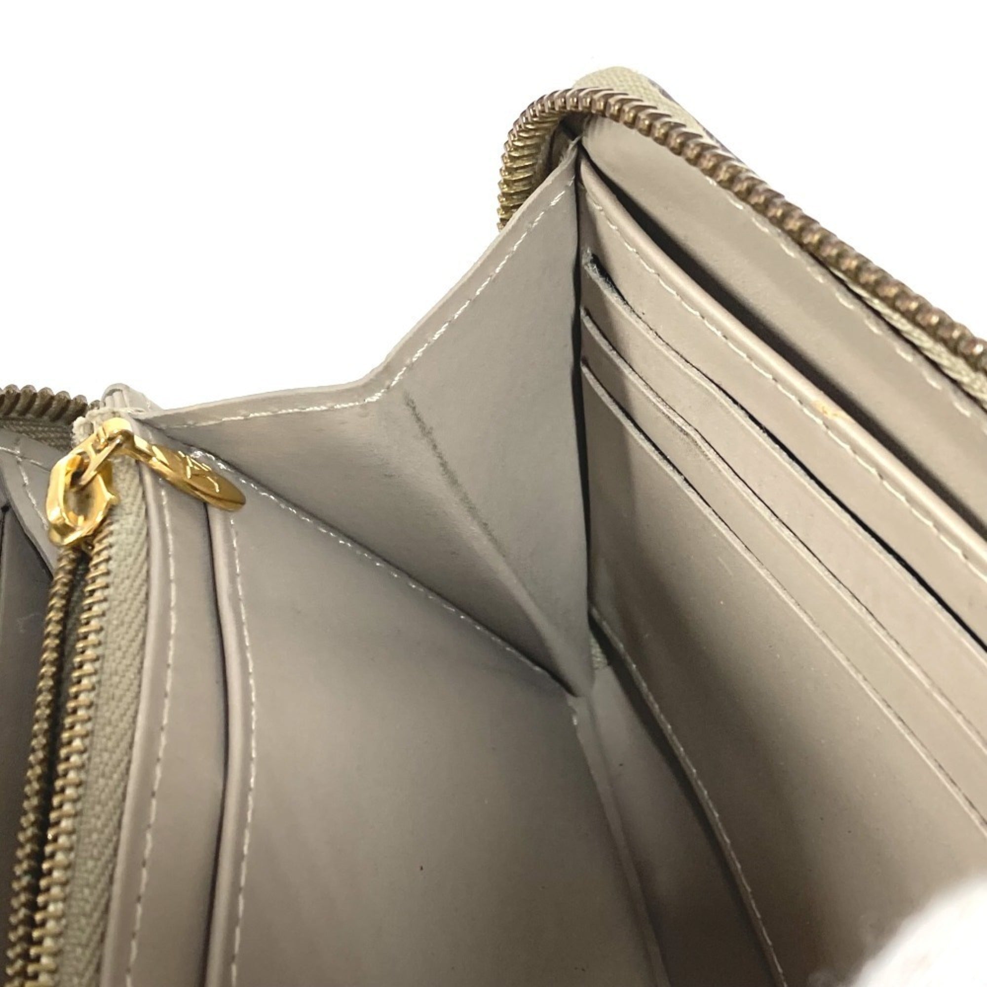 Louis Vuitton Galle Gray Velone Suhali Leather Long Wallet (Bi-Fold) (Pre-Owned)