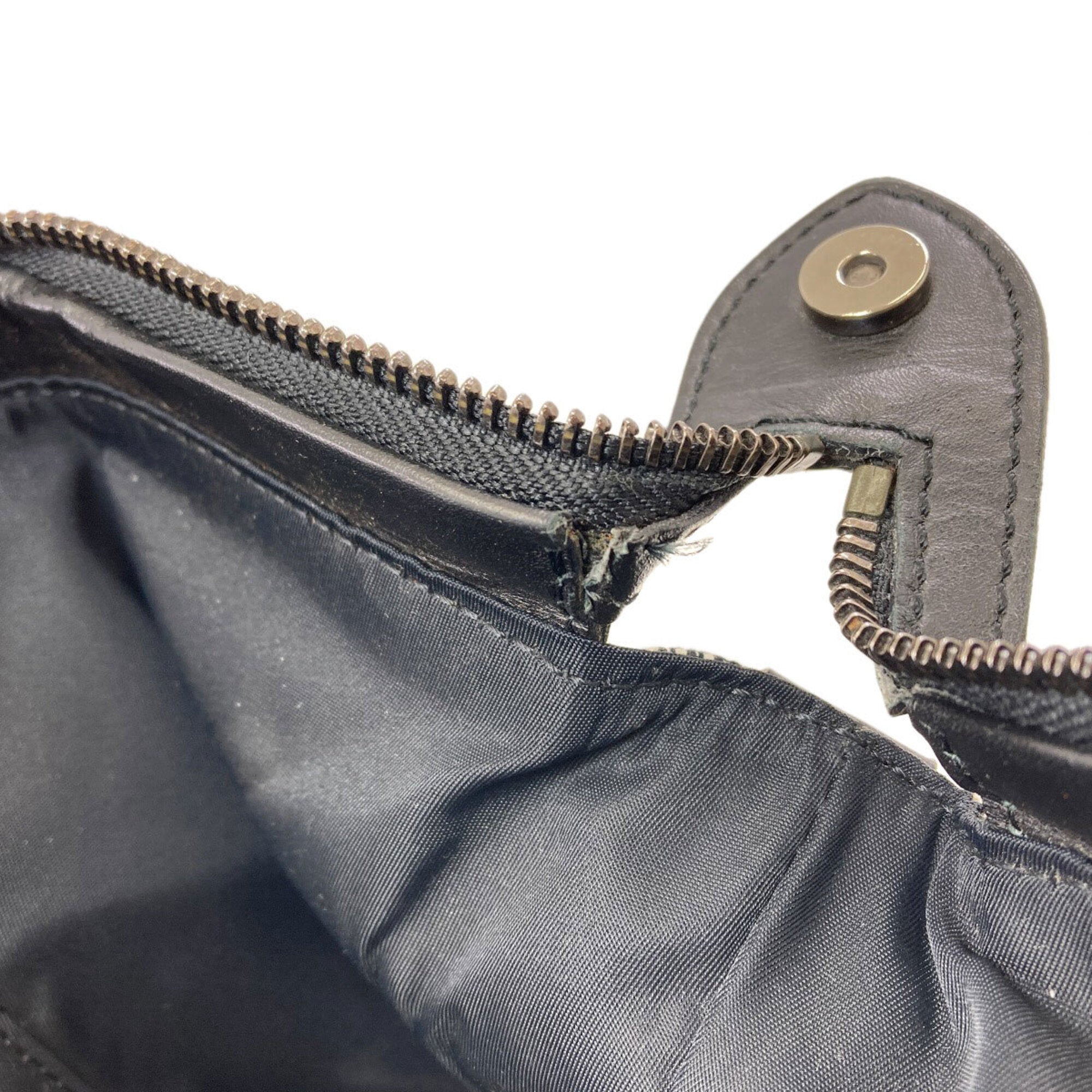 Christian Dior Black Canvas Handbag (Pre-Owned)