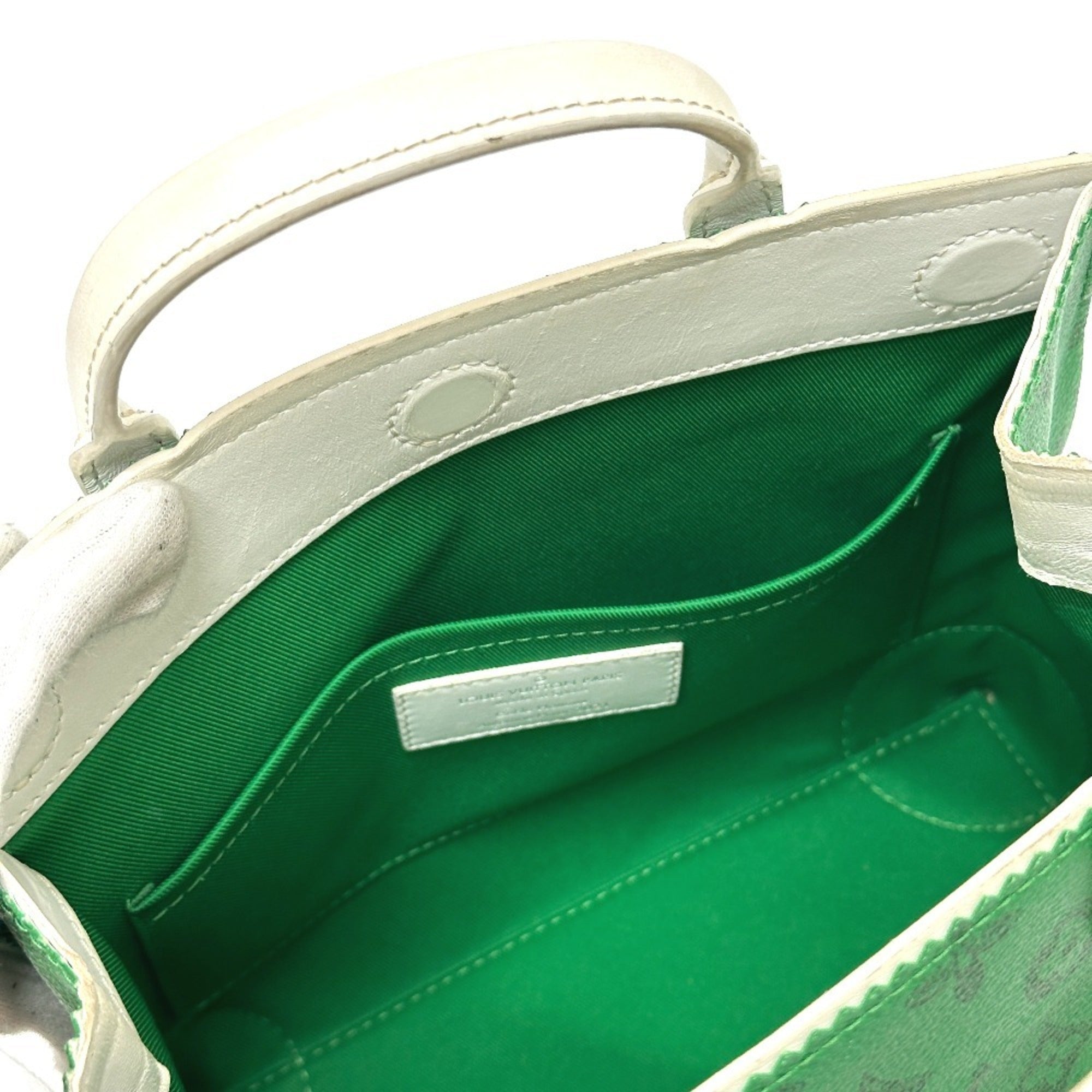 Louis Vuitton Green Monogram Handbag (Pre-Owned)