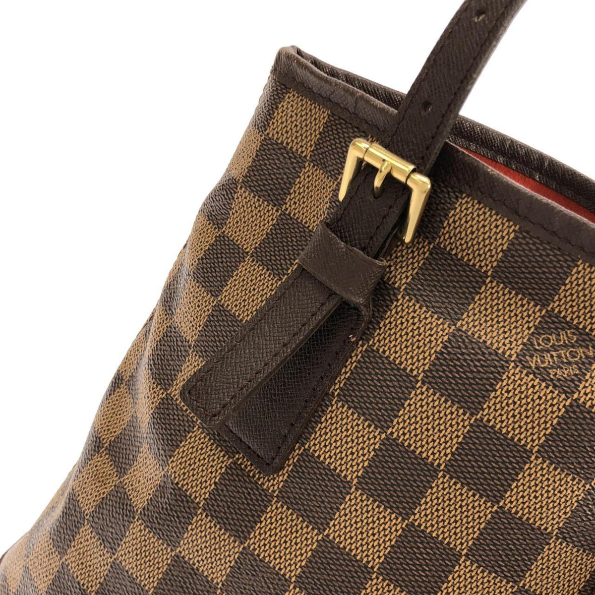 Louis Vuitton Ebene Coated Canvas Pouch Shoulder Bag (Pre-Owned)