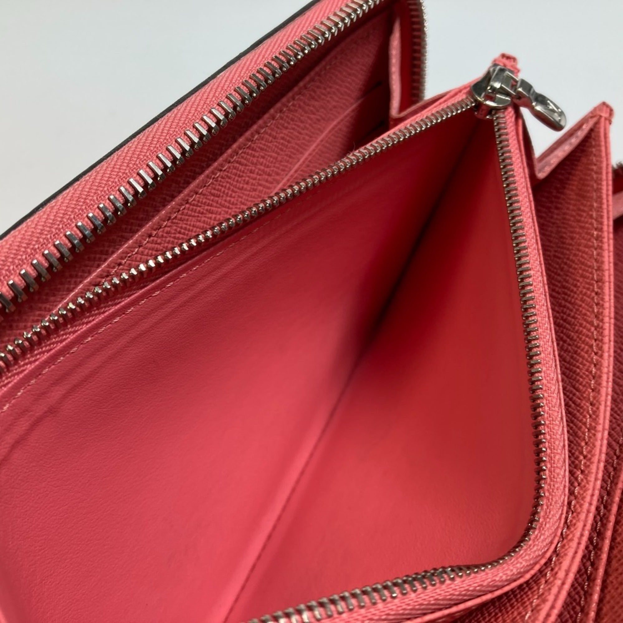 Louis Vuitton Epi Corail Pink Epi Leather Long Wallet (Bi-Fold) (Pre-Owned)