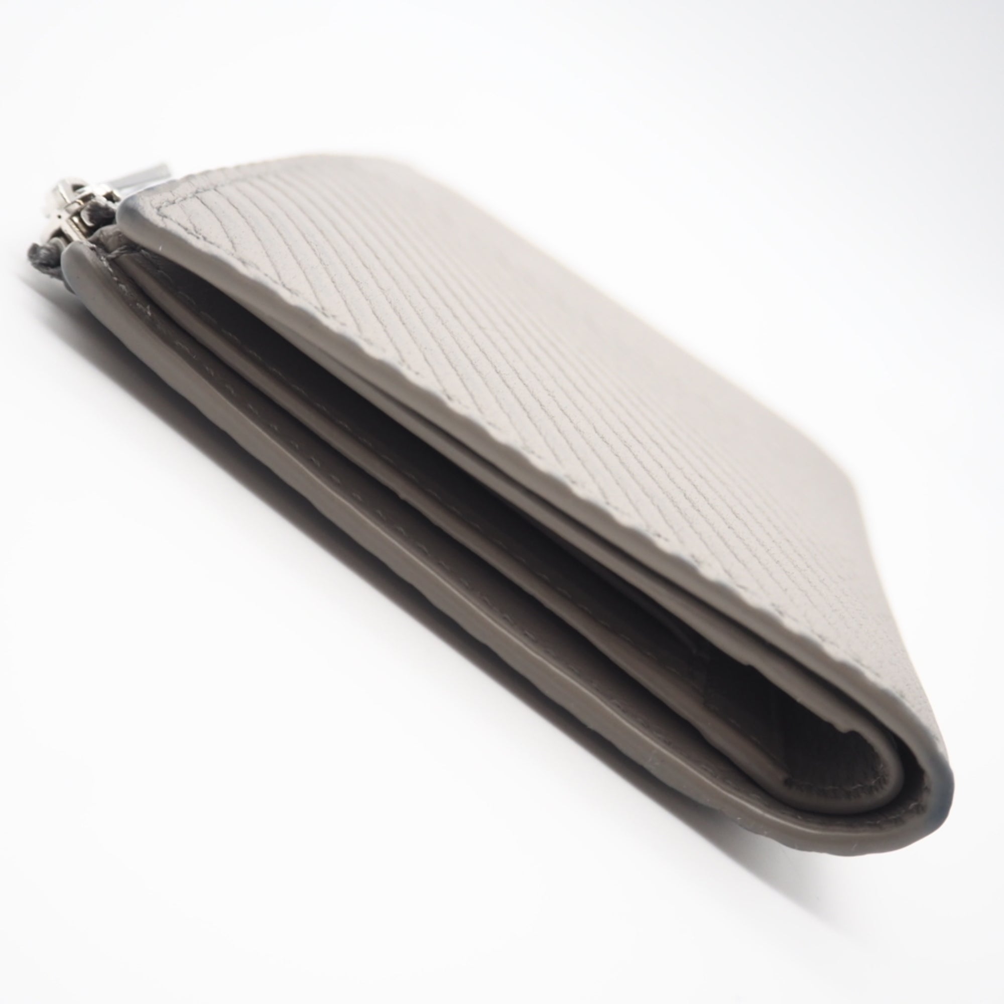 Loewe Gray Leather Wallet (Bi-Fold) (Pre-Owned)