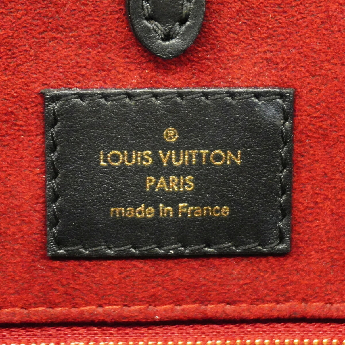 Louis Vuitton Beige Black Tote Bag (Pre-Owned)