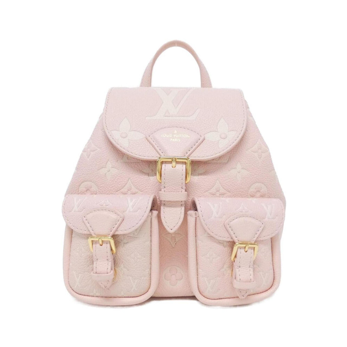 Louis Vuitton Pink Leather Backpack (Pre-Owned)