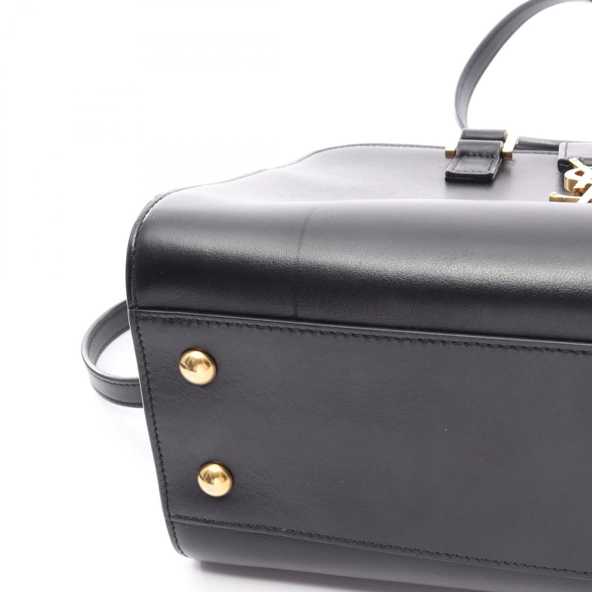 Yves Saint Laurent Black Leather Handbag (Pre-Owned)