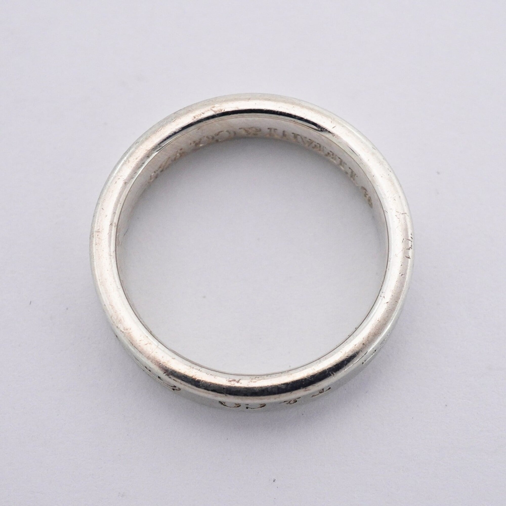 Tiffany Silver 925 Band Ring (Pre-Owned)
