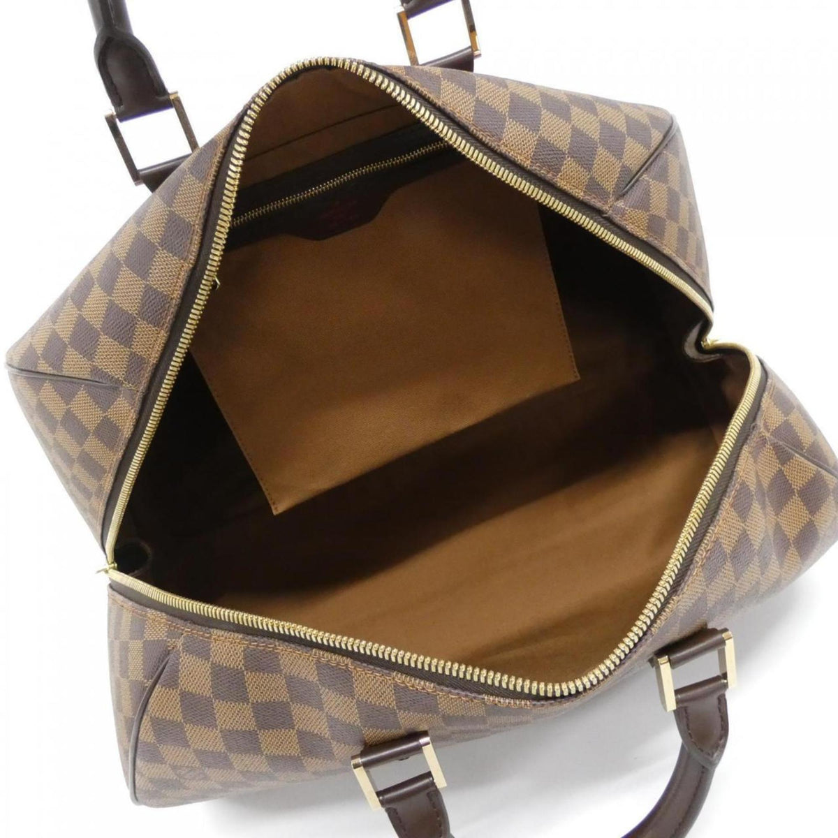 Louis Vuitton Ebene Coated Canvas Boston Bag (Pre-Owned)