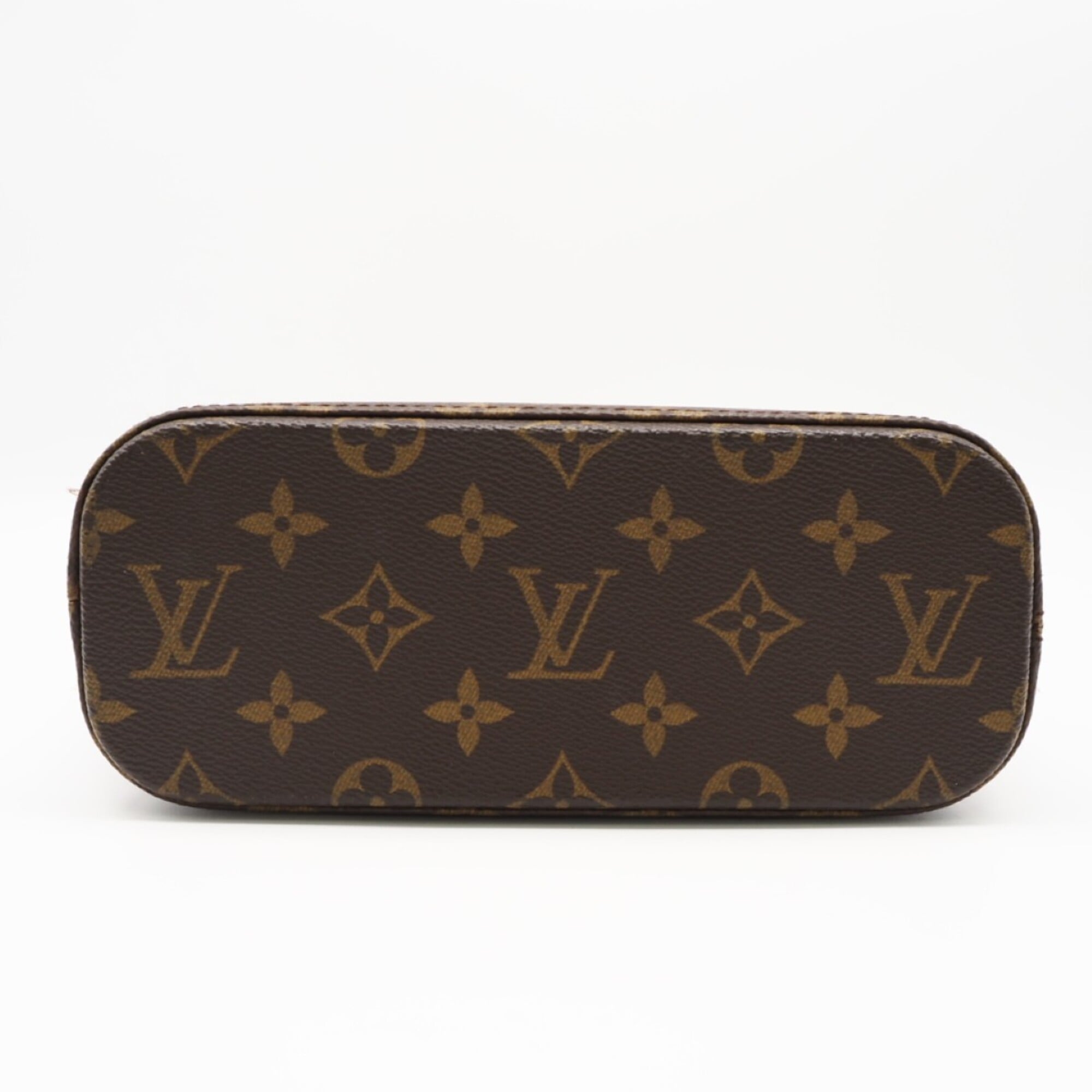 Louis Vuitton Monogram Brown Coated Canvas Leather Handbag (Pre-Owned)