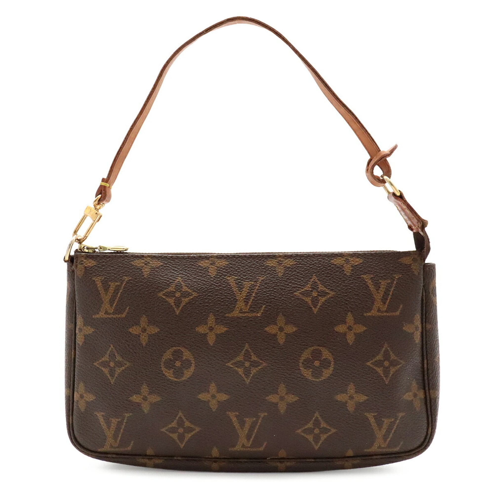 Louis Vuitton Monogram Brown Monogram Handbag Pochette (Pre-Owned)