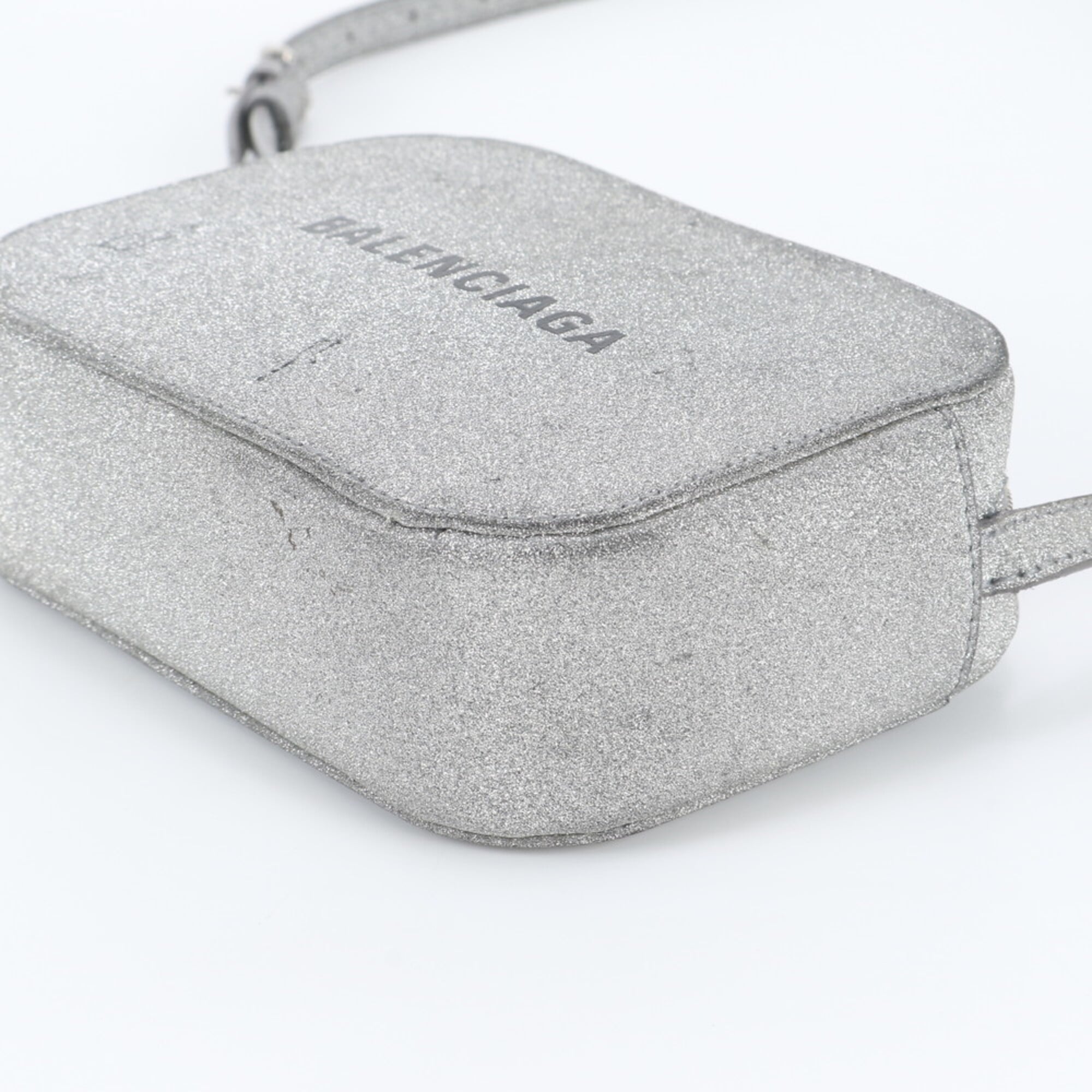 Balenciaga Silver Leather Shoulder Bag (Pre-Owned)