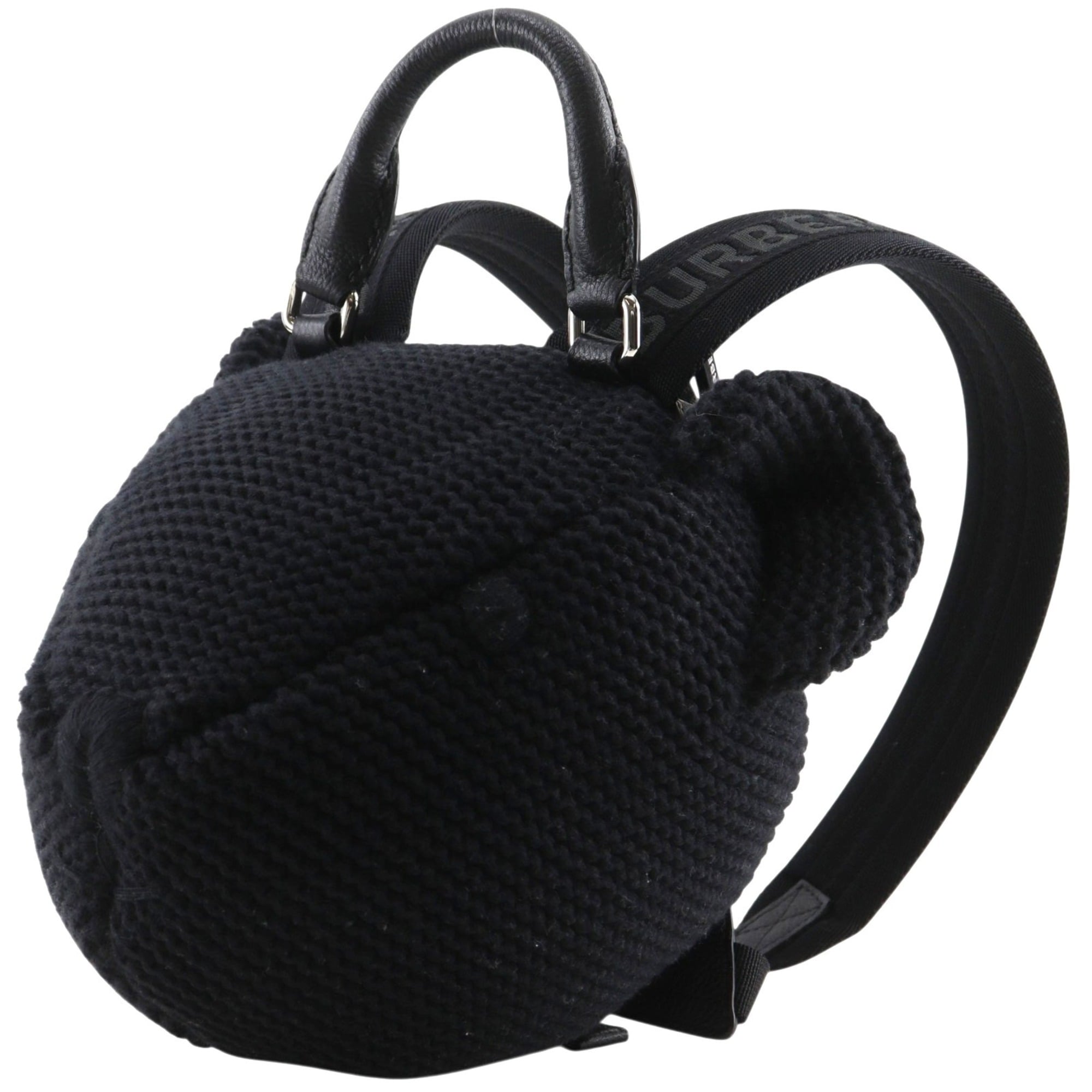 Burberry Black Cotton Backpack (Pre-Owned)