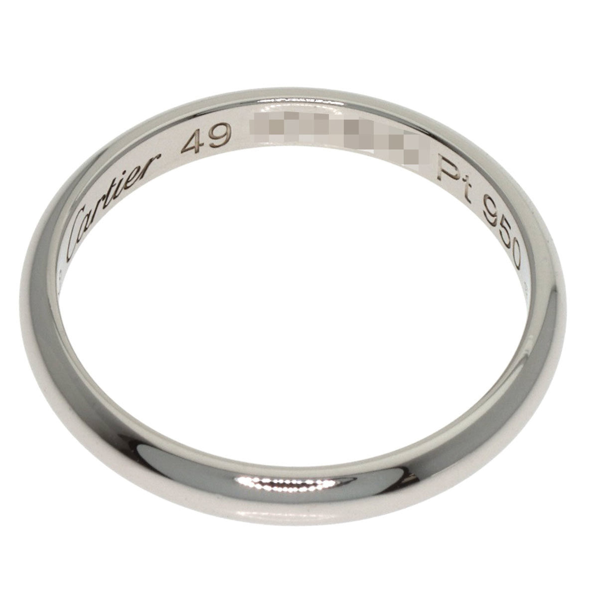 Cartier Platinum 950 Band Ring (Pre-Owned)