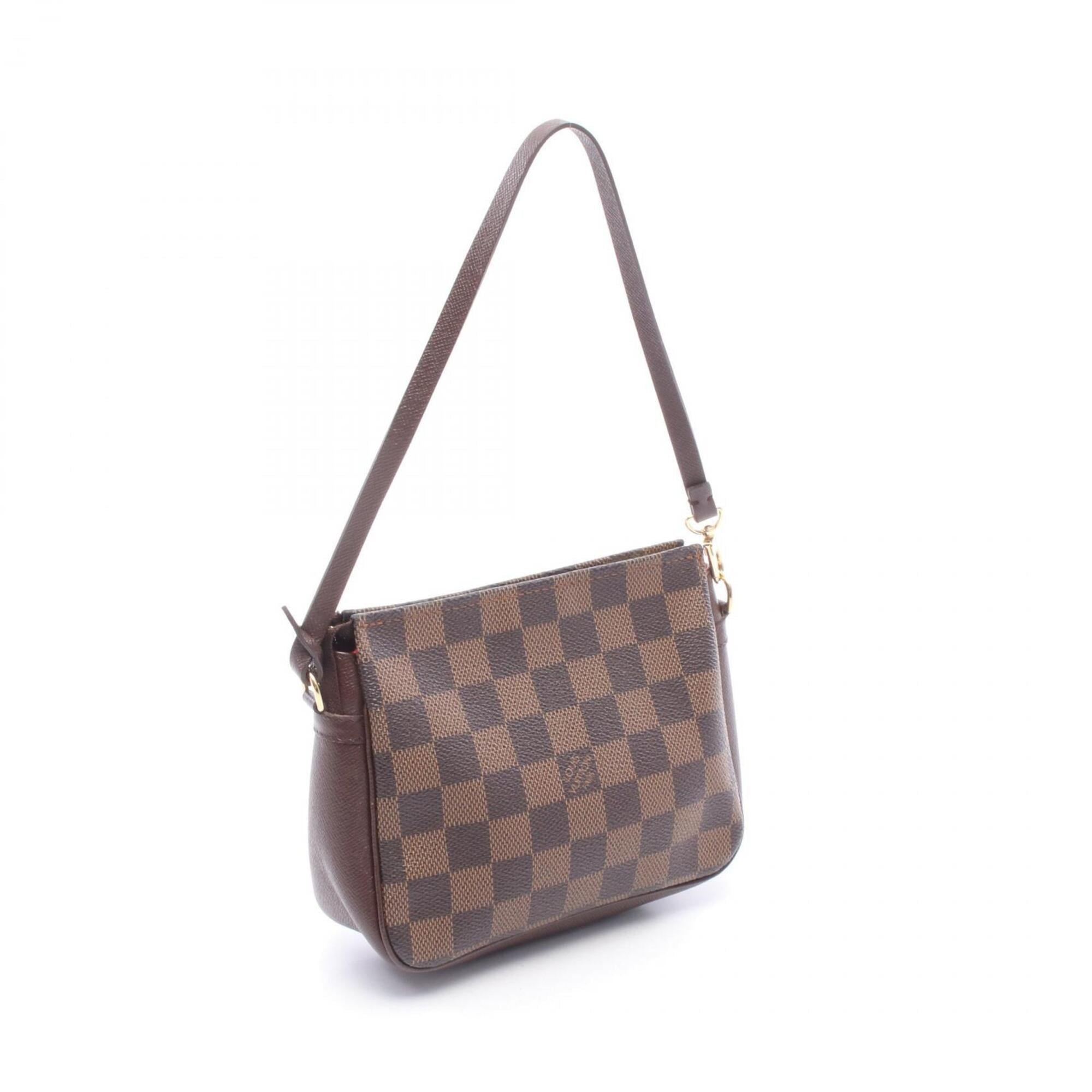 Louis Vuitton Brown Coated Canvas Leather Handbag (Pre-Owned)