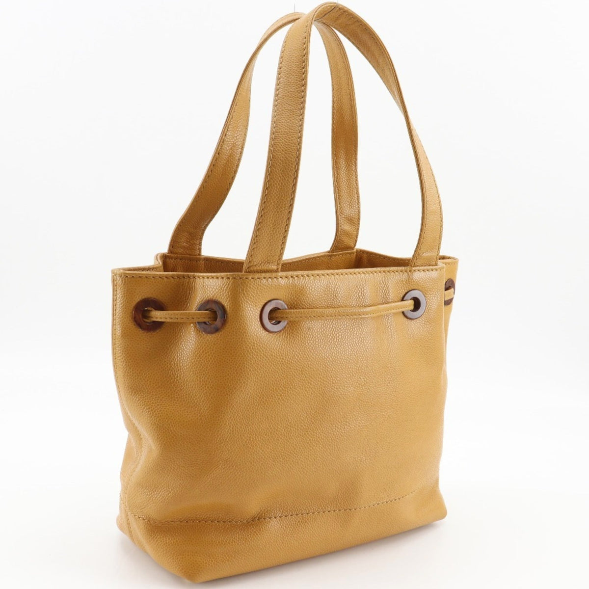 Chanel Brown Grained Calfskin Tote Bag (Pre-Owned)