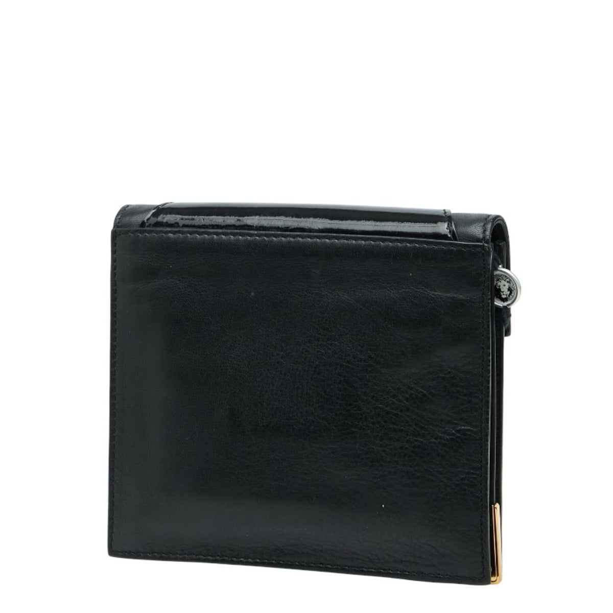 Versace Black Leather Clutch Bag (Pre-Owned)