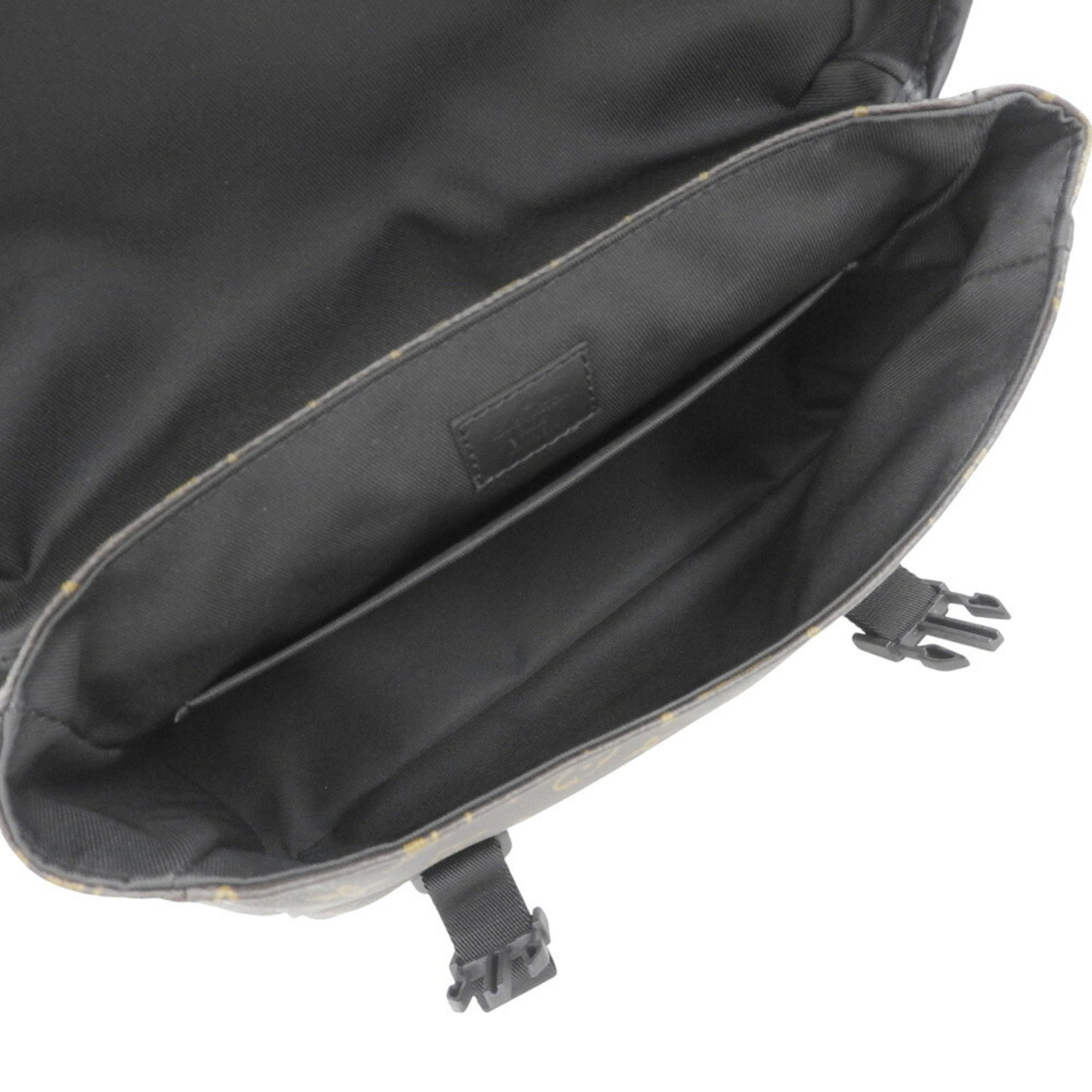 Louis Vuitton Monogram Macassar Black Monogram Macassar Pvc Leather Shoulder Bag (Pre-Owned)