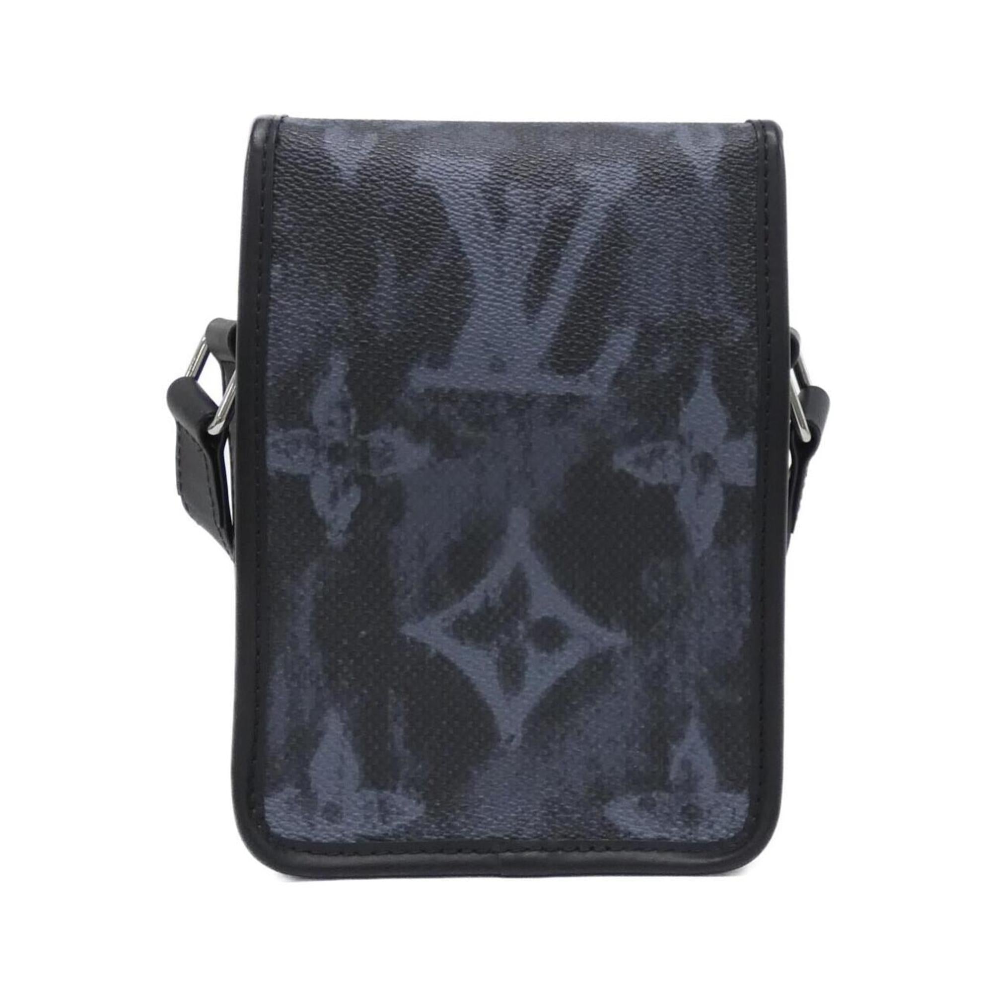 Louis Vuitton Monogram Black Noir Coated Canvas Shoulder Bag (Pre-Owned)