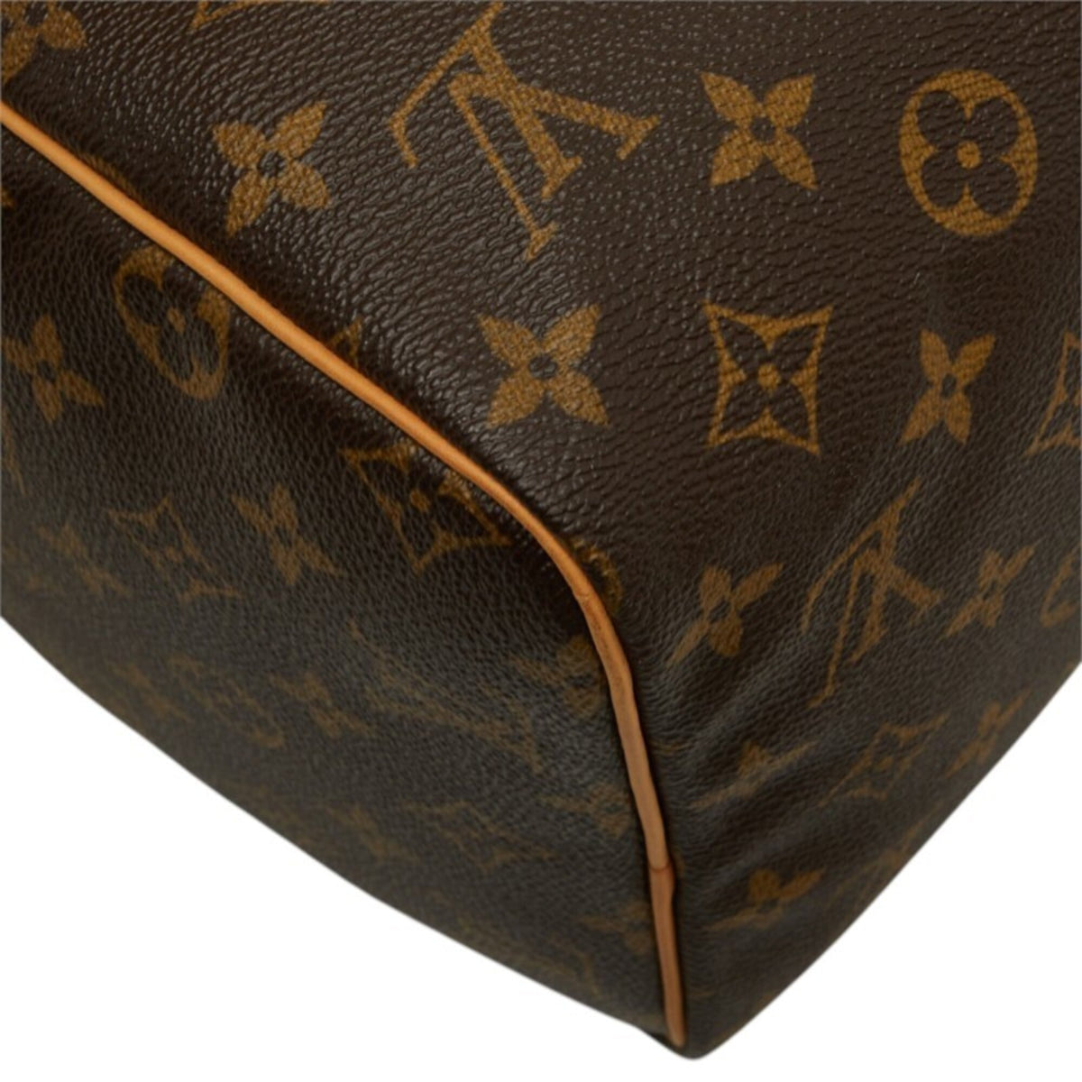 Louis Vuitton Monogram Brown Pvc Leather Boston Bag Handbag (Pre-Owned)