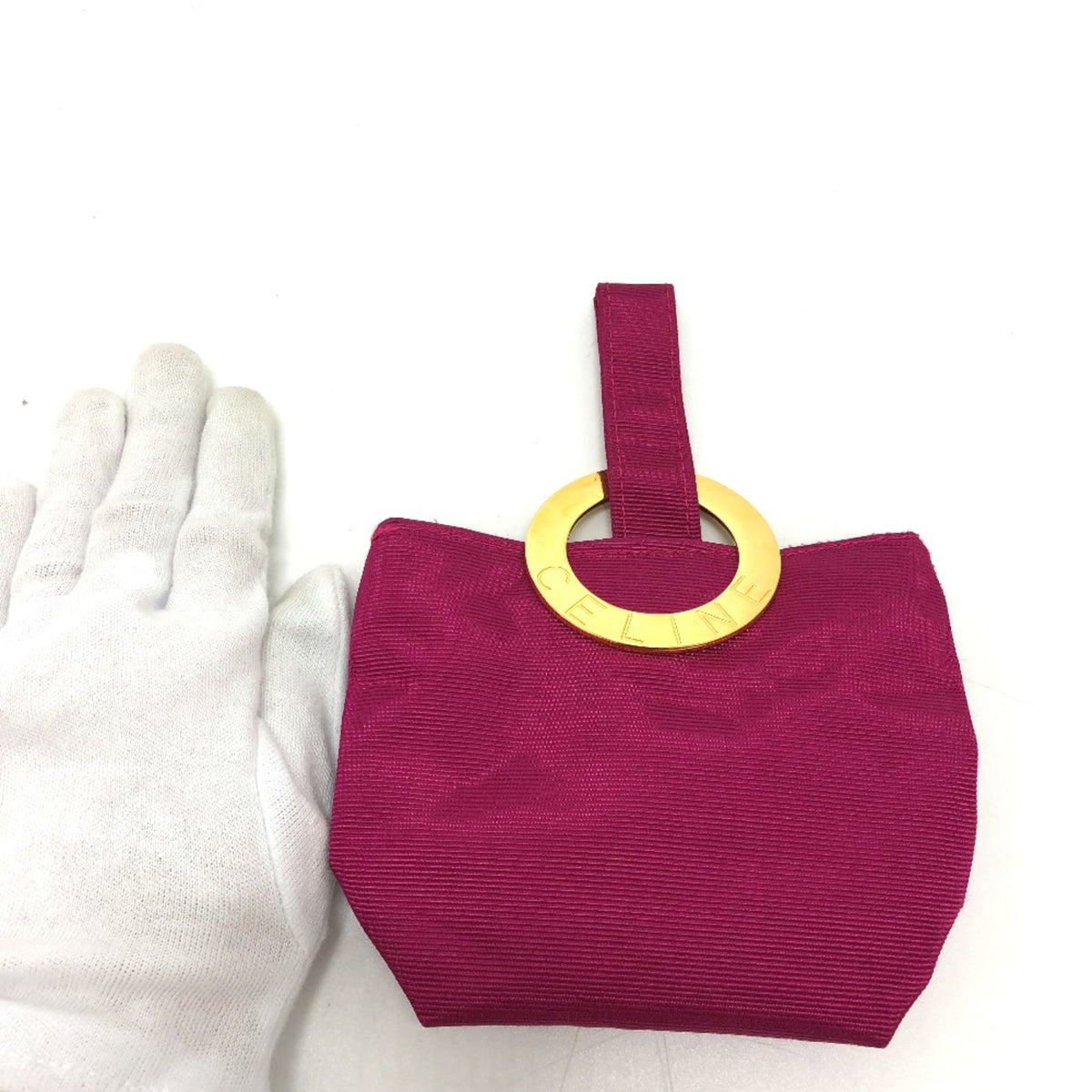 Celine Pink Cloth Pouch (Pre-Owned)