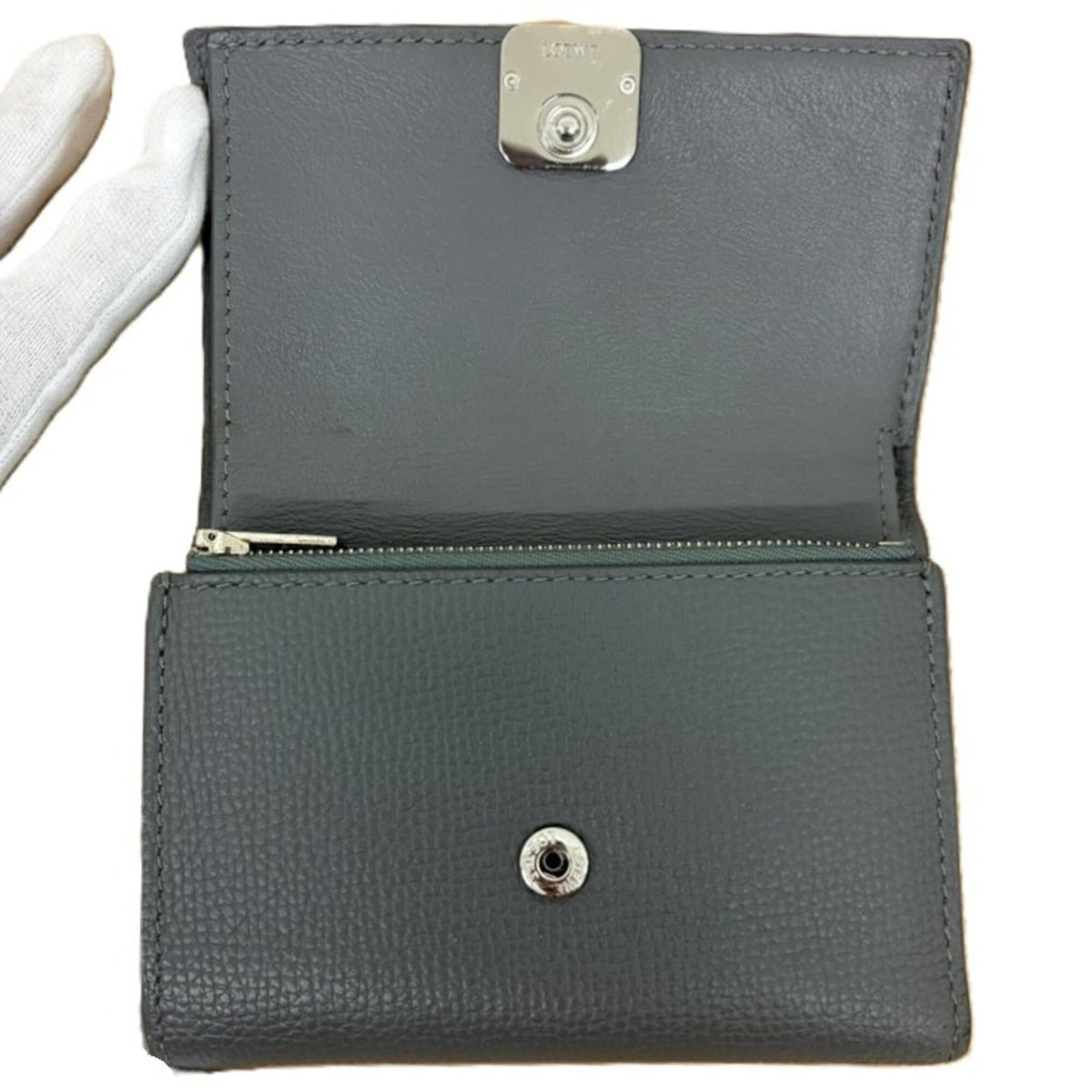 Loewe Gray Wallet (Tri-Fold) (Pre-Owned)
