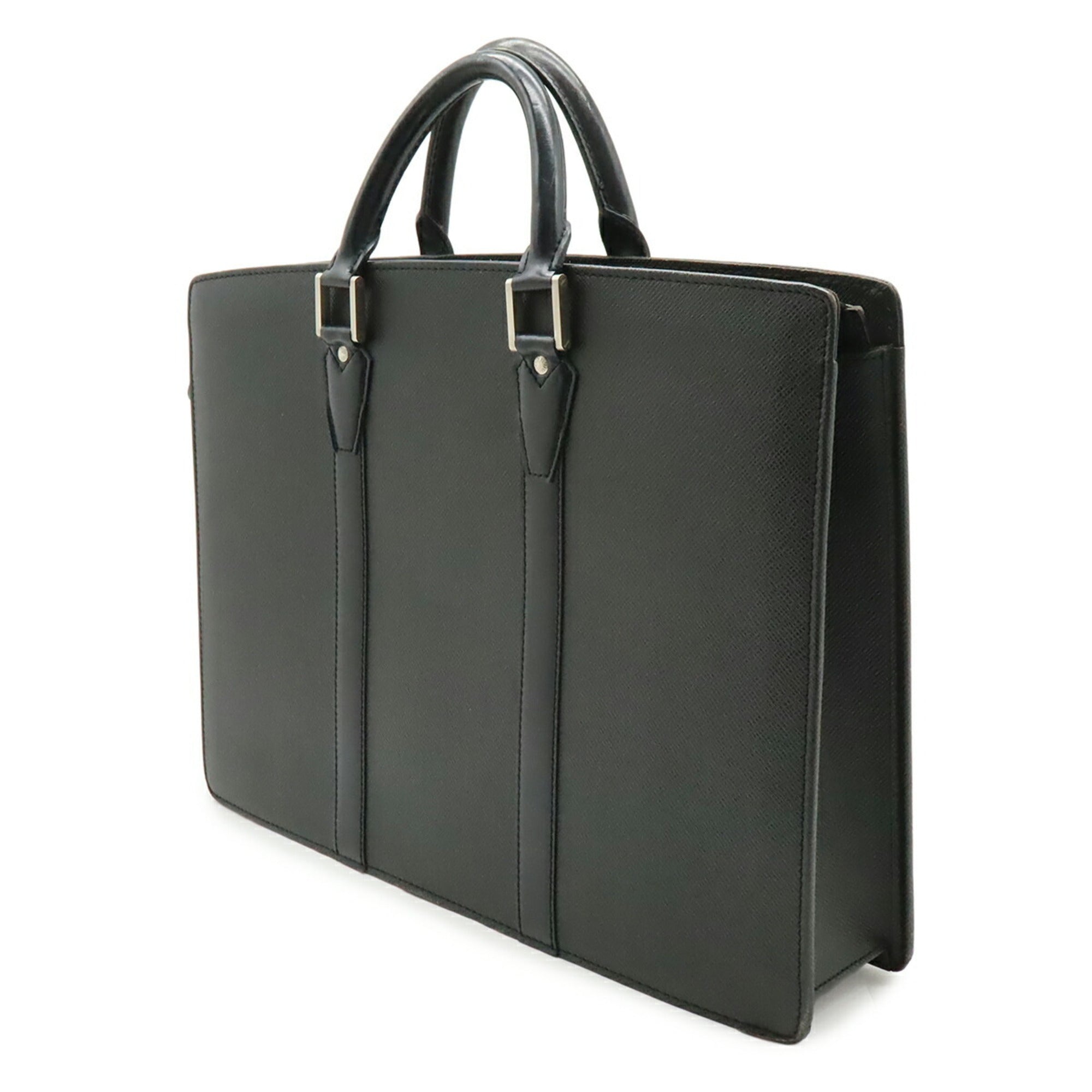 Louis Vuitton Ardoise Taiga Leather Leather Briefcase (Pre-Owned)